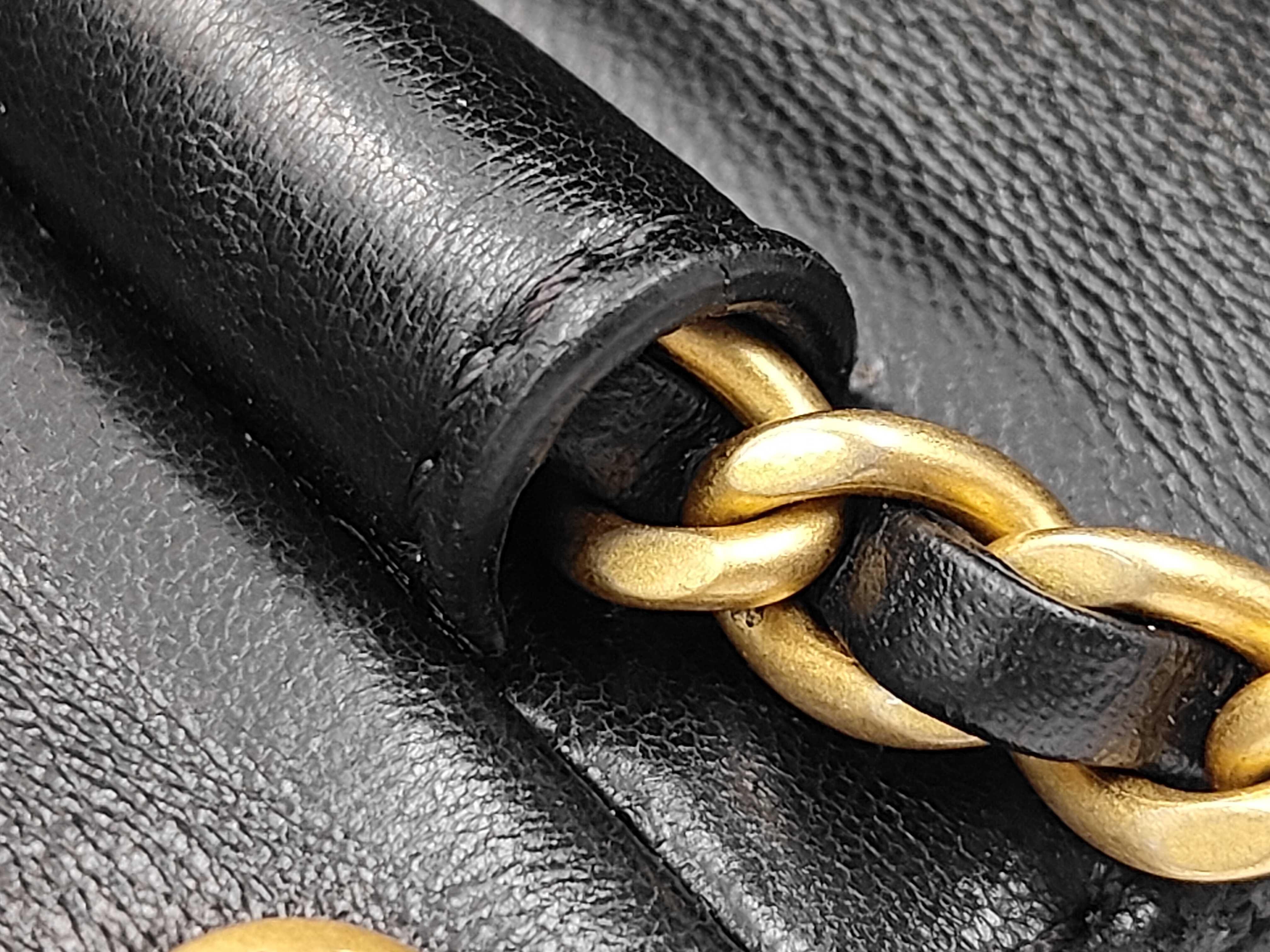Matelassé Logo Charm Chain Shoulder Bag — view 8