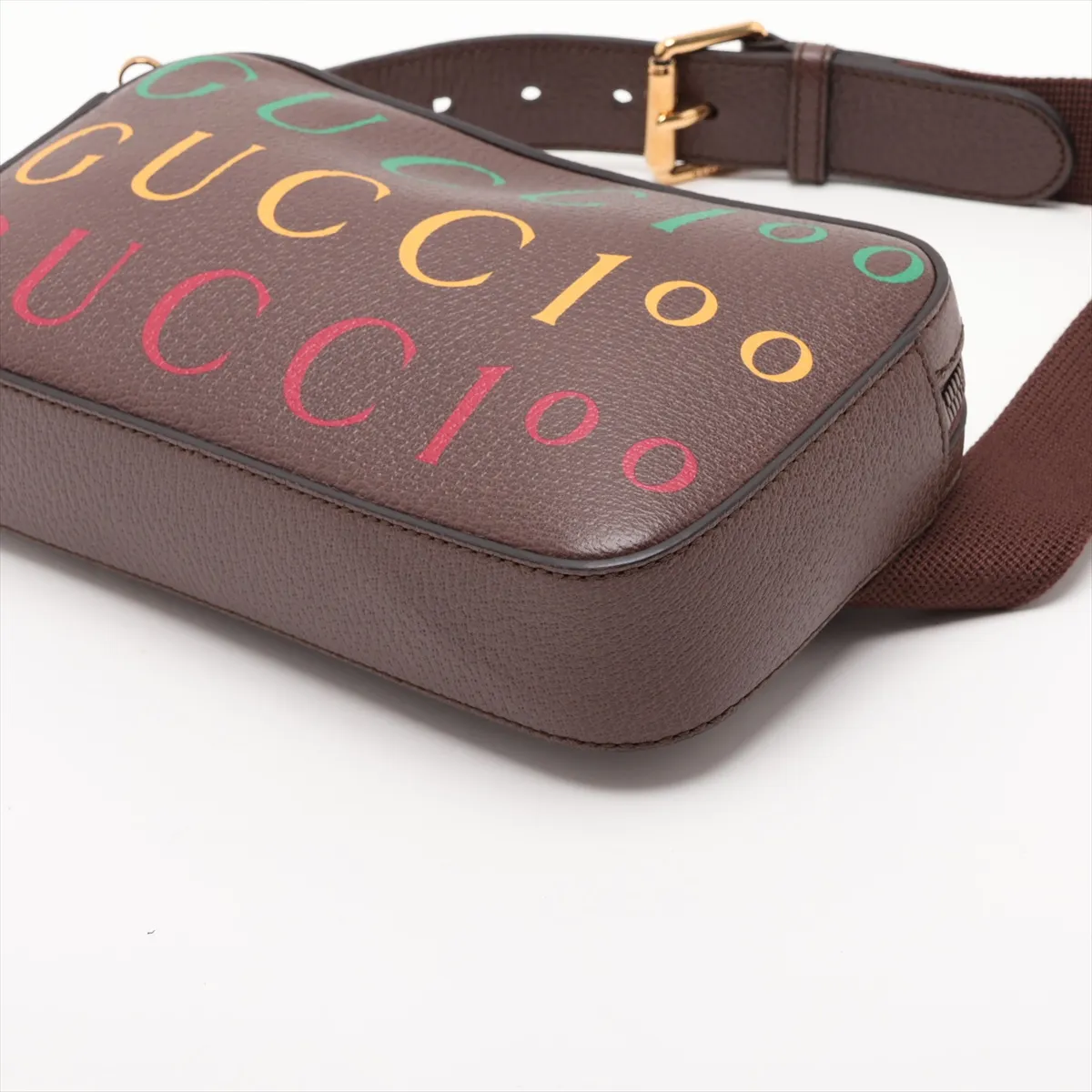 100th Anniversary Model 602695 Leather Body Bag Brown — view 3