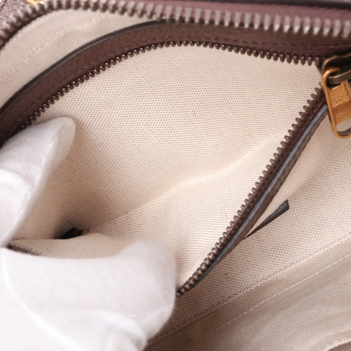 100th Anniversary Model 602695 Leather Body Bag Brown — view 7