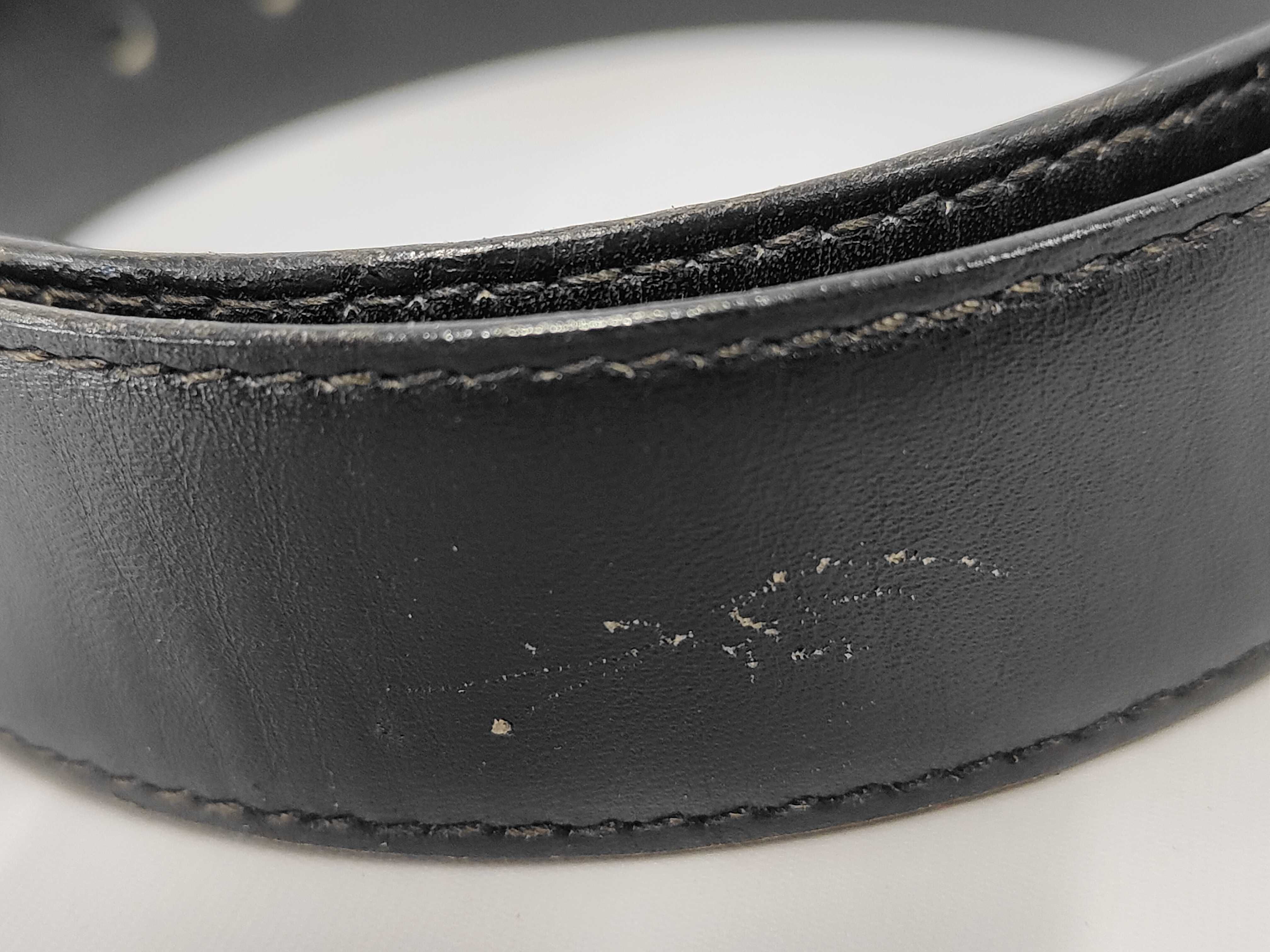leather belt with carriage hardware, size . — view 7