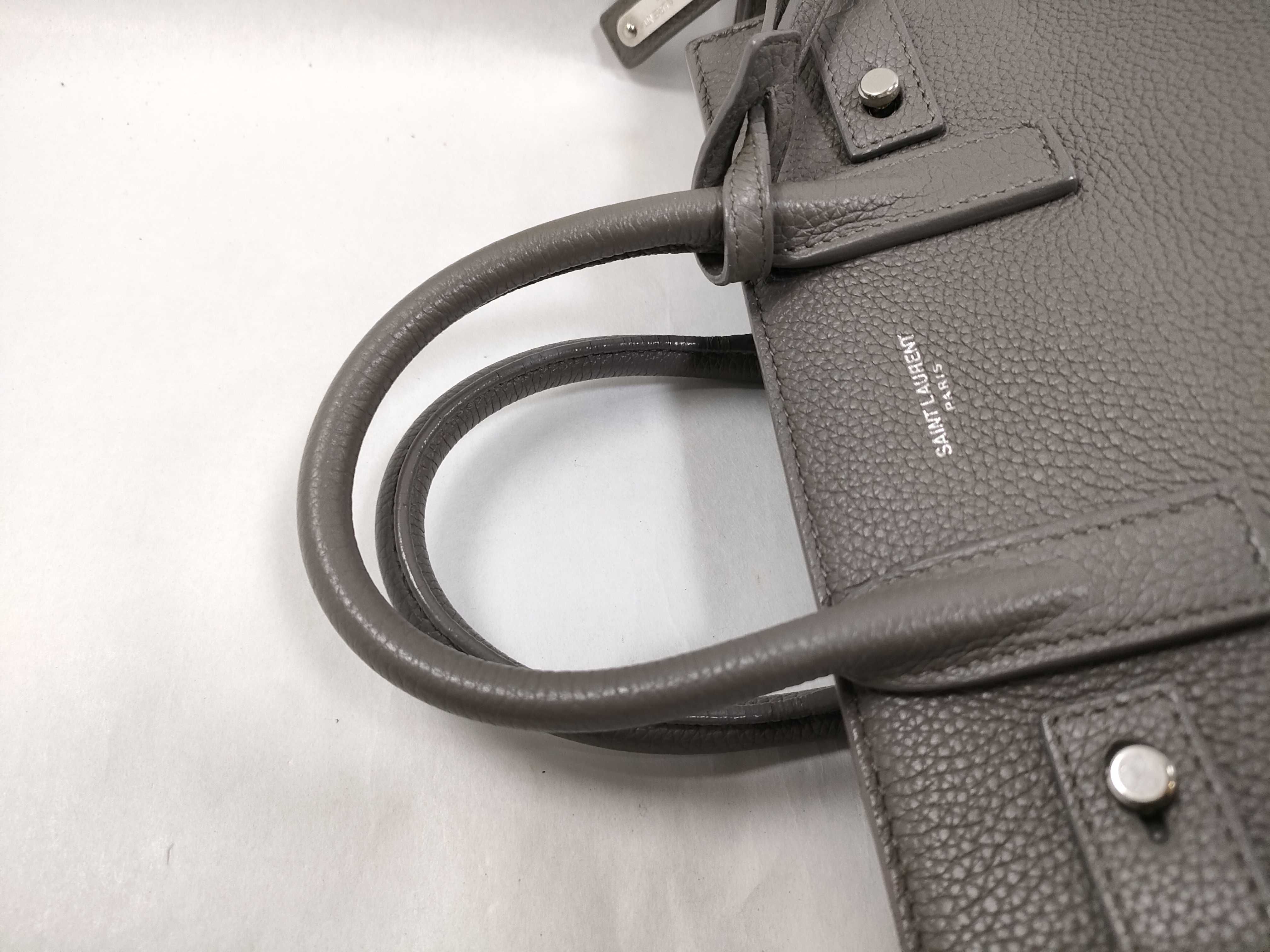 Sac de Jour Souple Leather 2-Way Handbag, Gray, 485019 (Handbag) — view 3