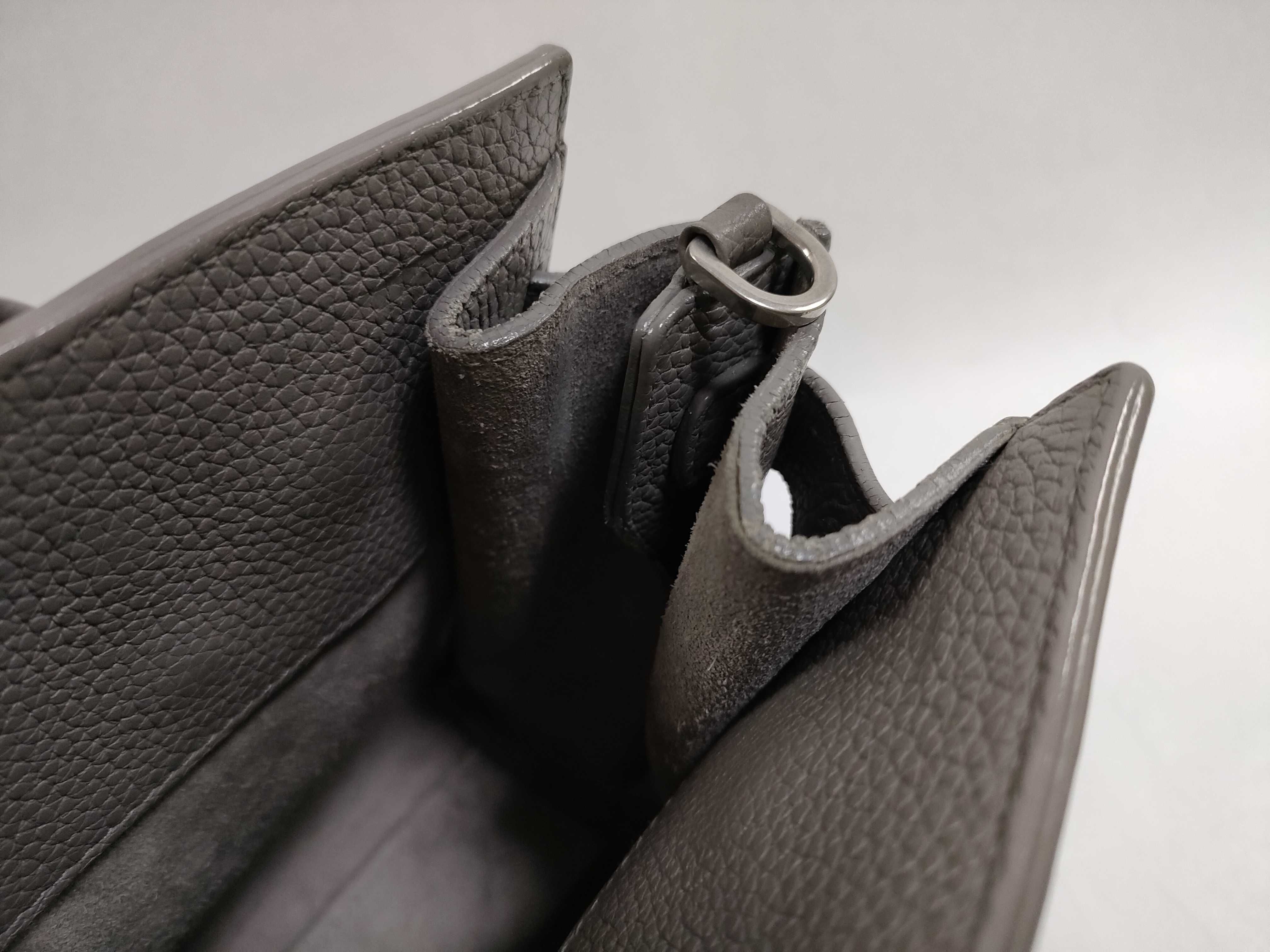 Sac de Jour Souple Leather 2-Way Handbag, Gray, 485019 (Handbag) — view 10