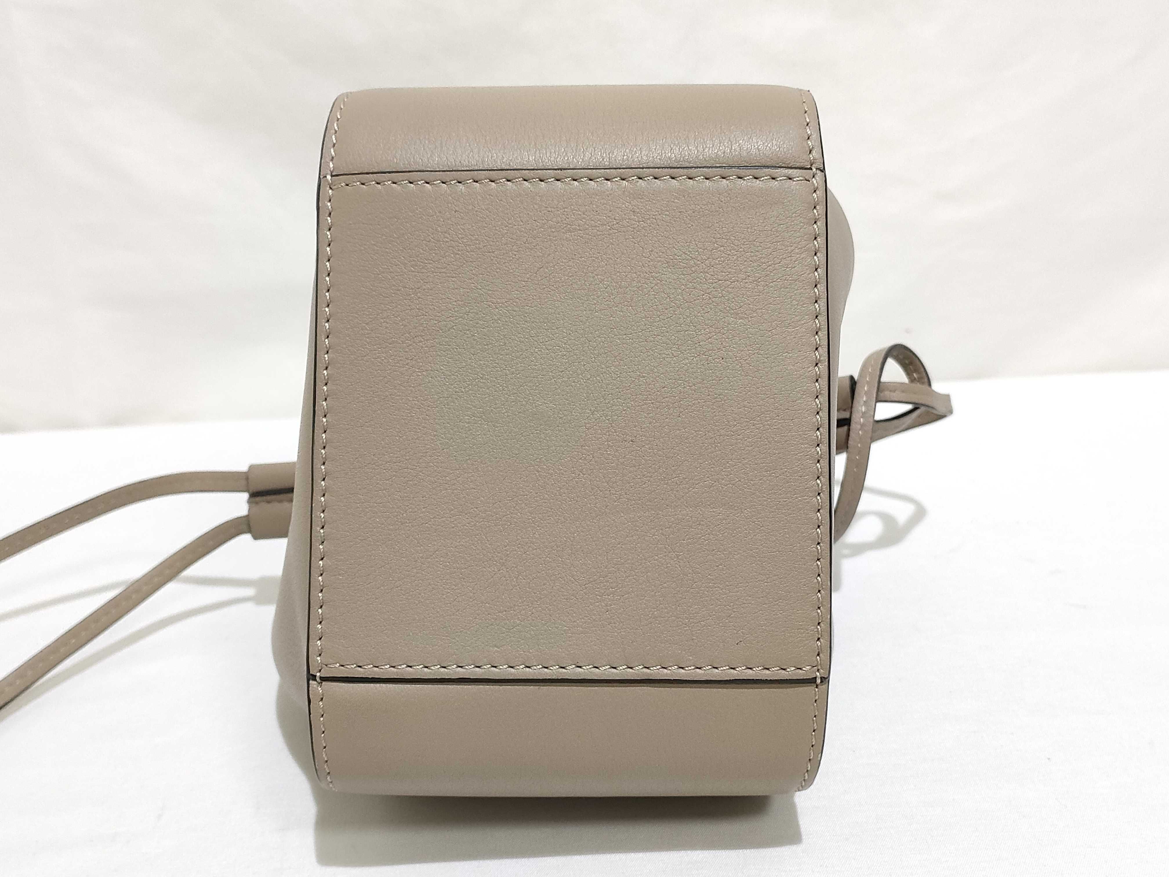 Hammock Shoulder Bag, Leather, Beige — view 7