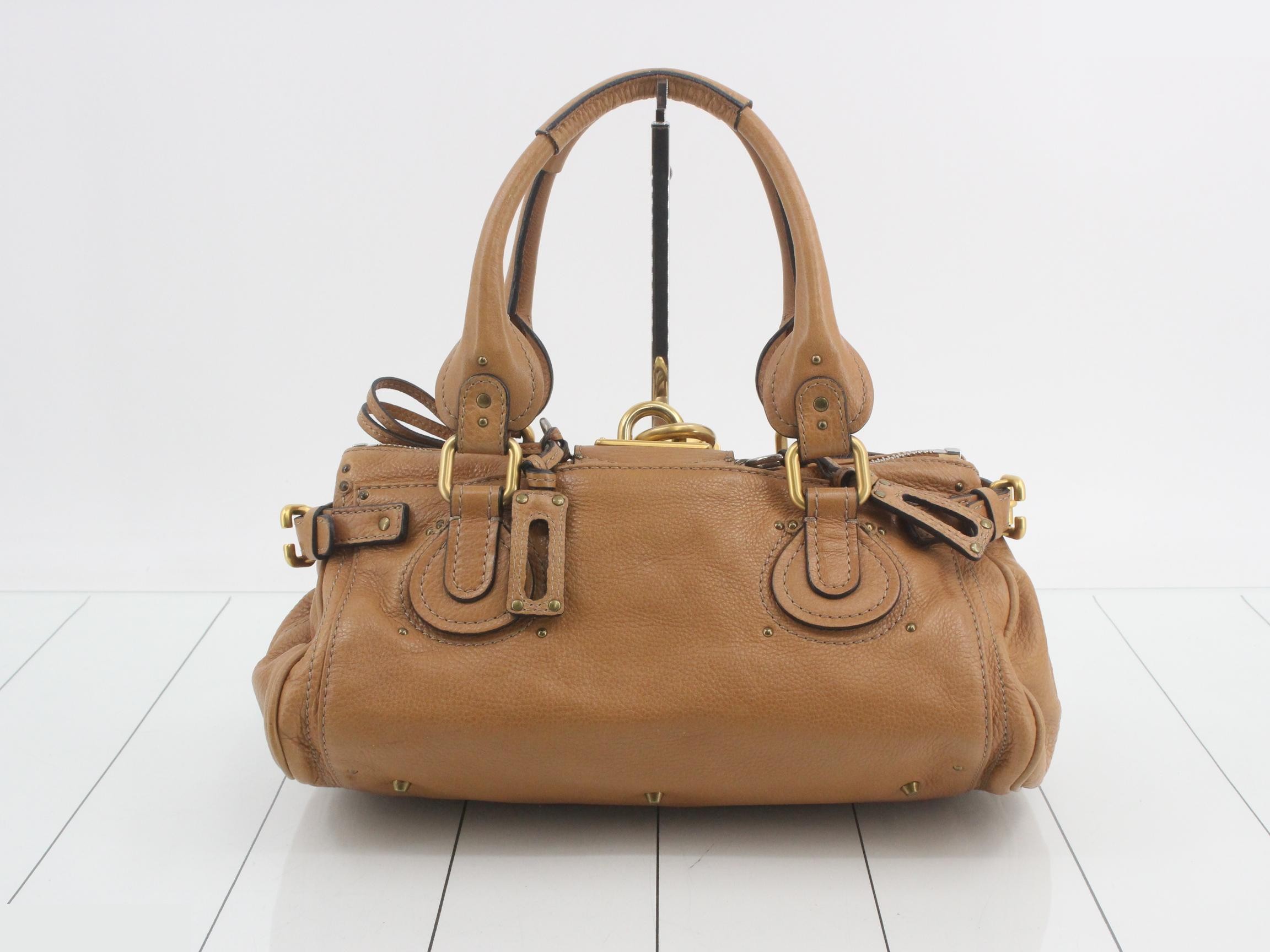 Paddington handbag, brown and gold. — view 2