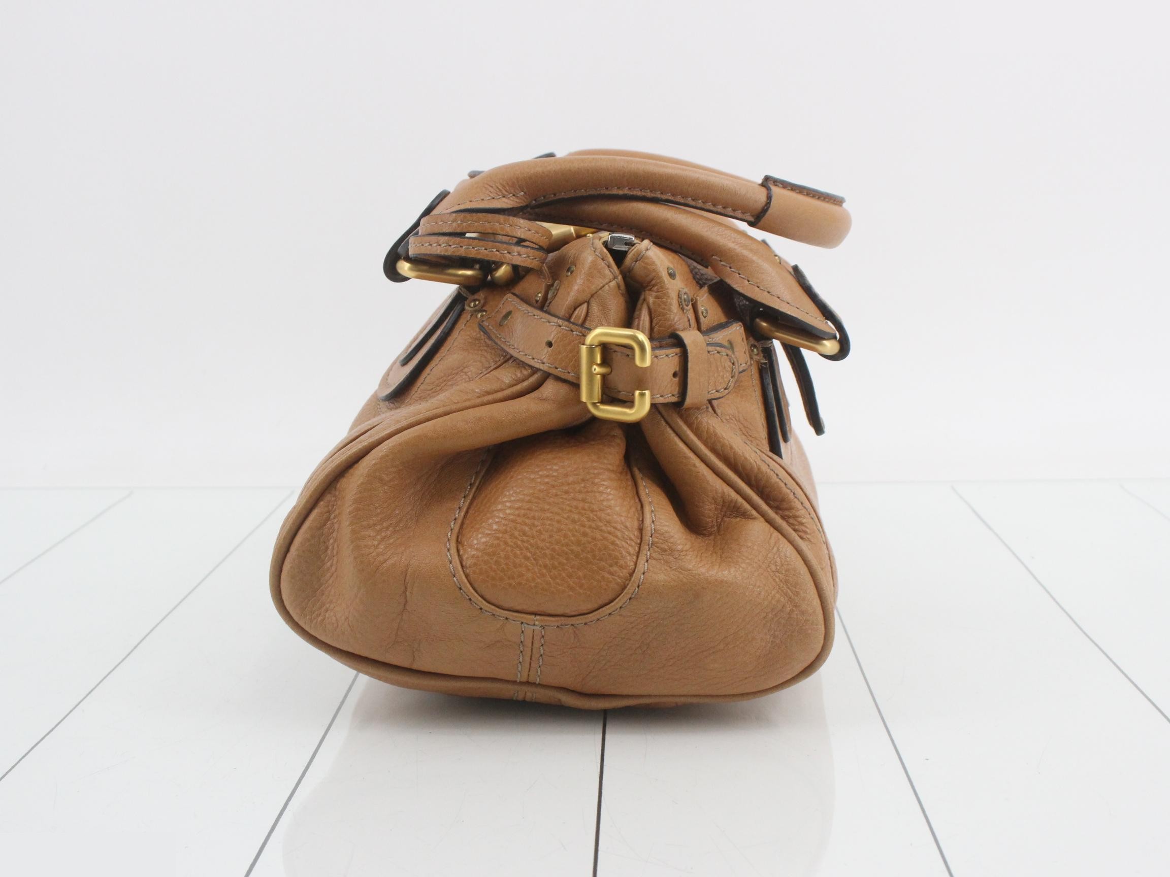 Paddington handbag, brown and gold. — view 3