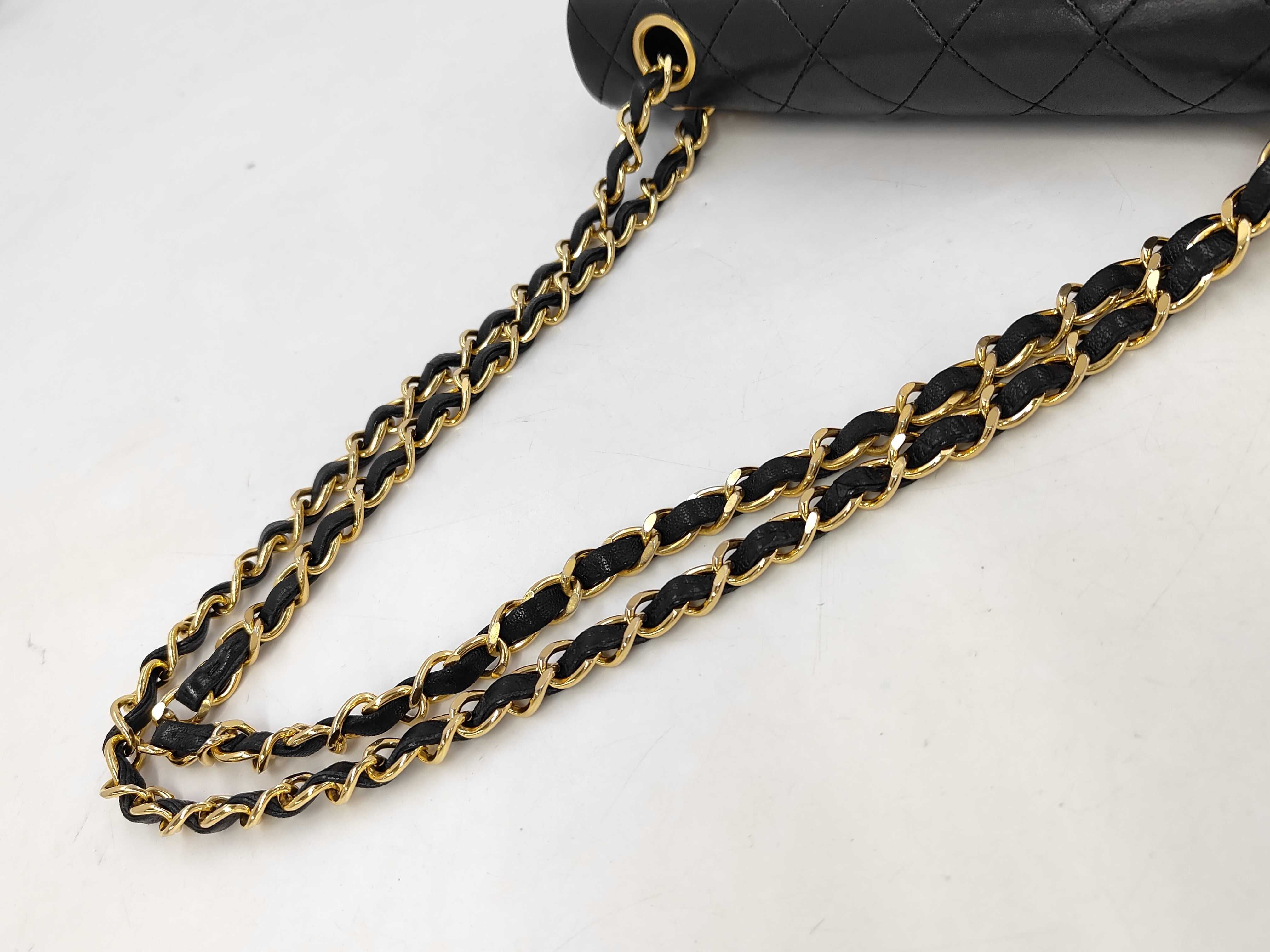 Matelassé 23 Lambskin Double Flap Double Chain Shoulder Bag — view 3