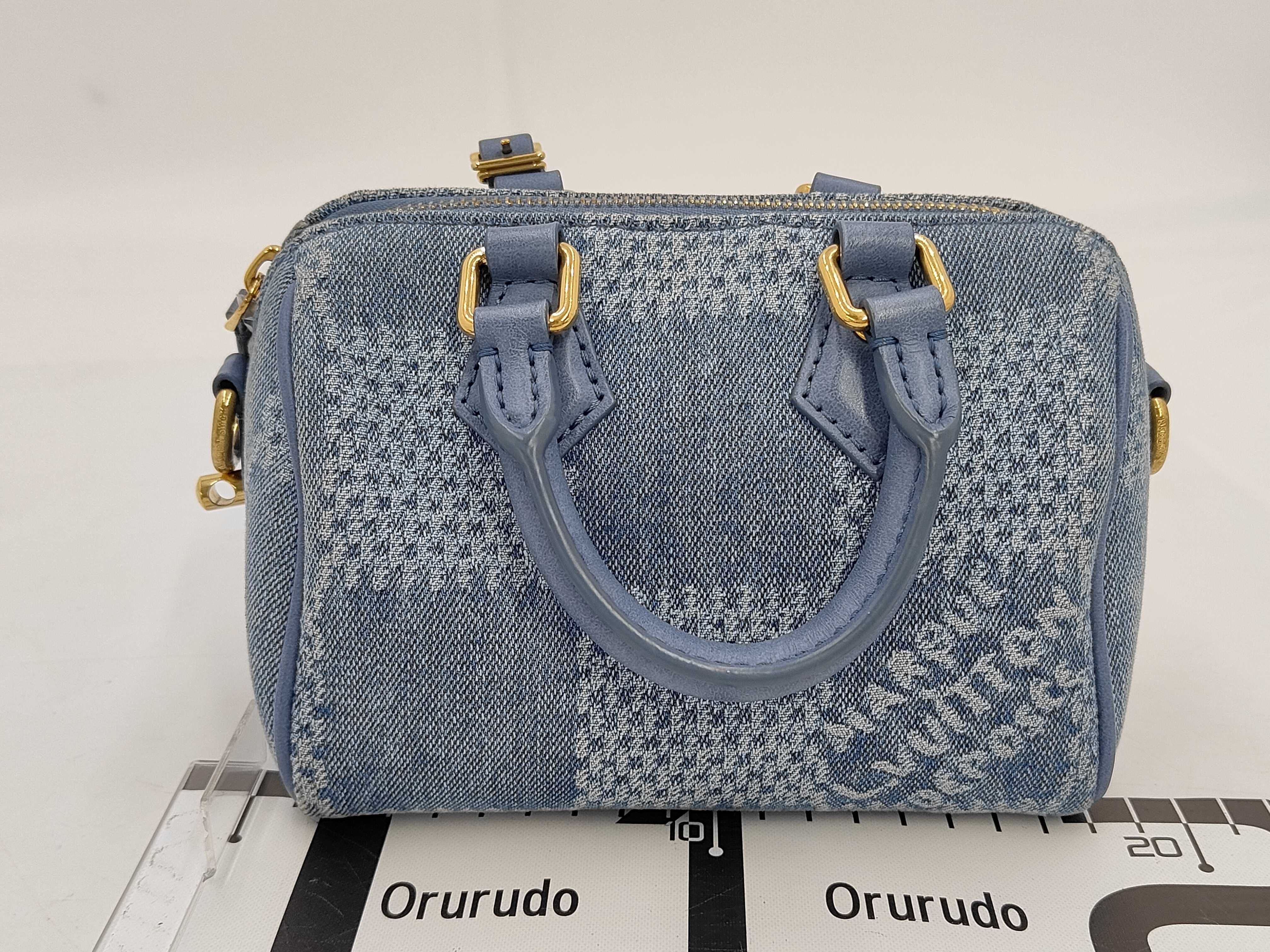 Speedy Bandoulière 18 Blue N00208 Handbag — view 2