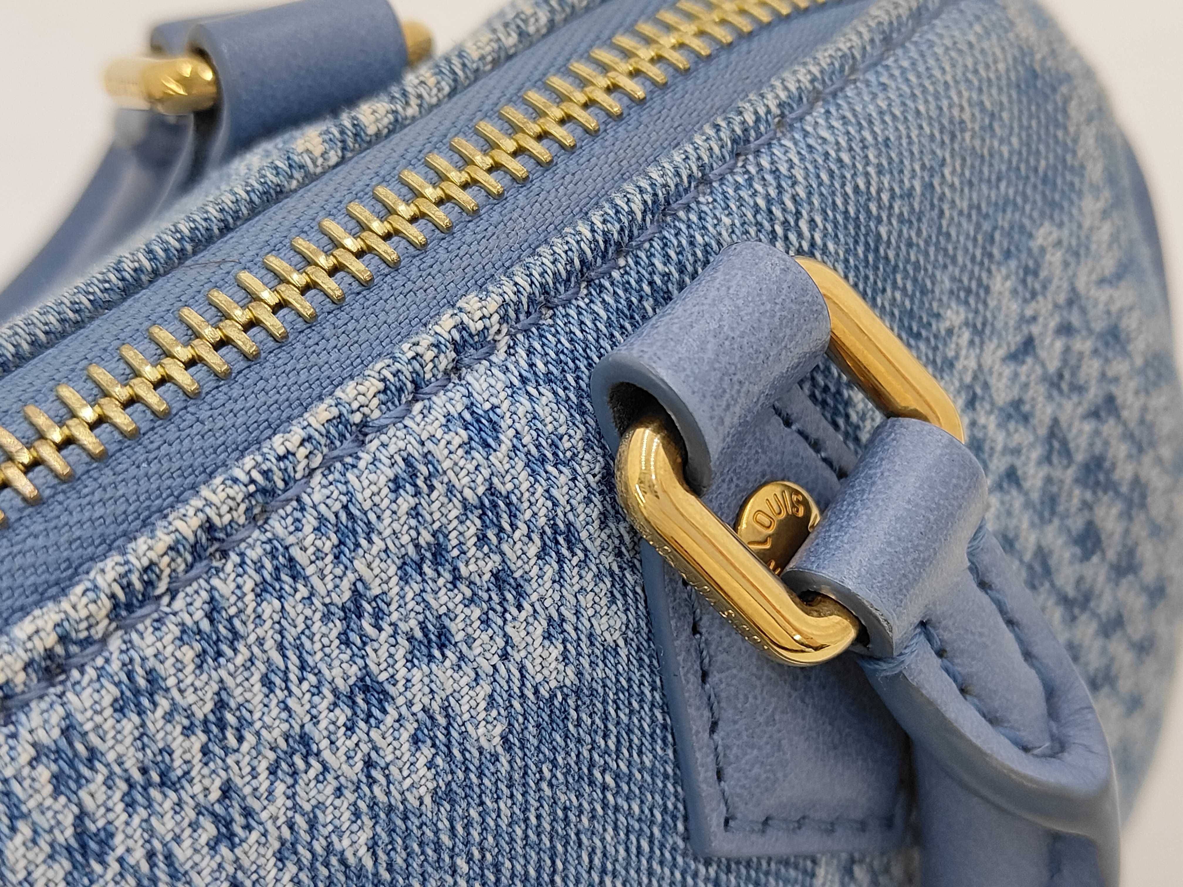 Speedy Bandoulière 18 Blue N00208 Handbag — view 5