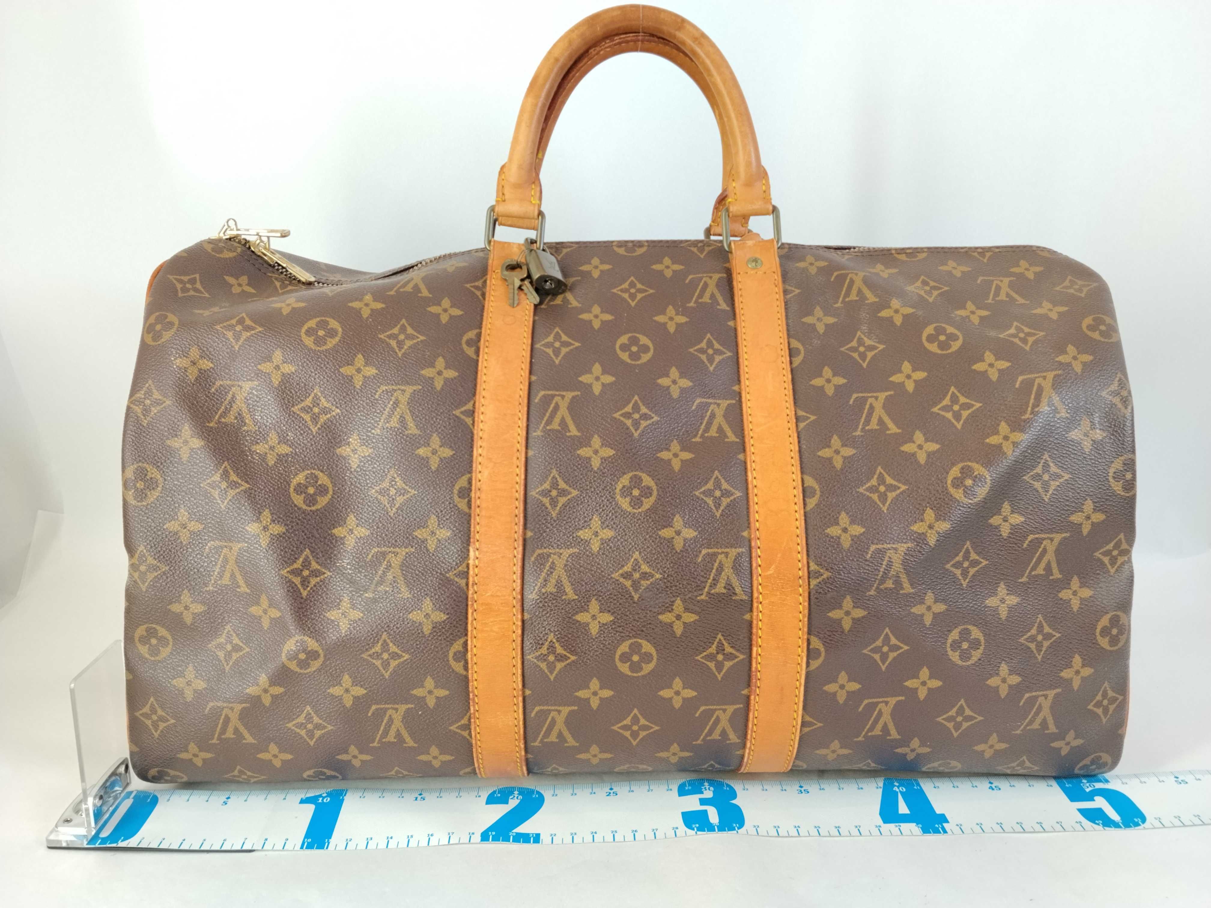 Monogram Keepall Bandoulière 50 M41416 VI0970 Boston Bag — view 2
