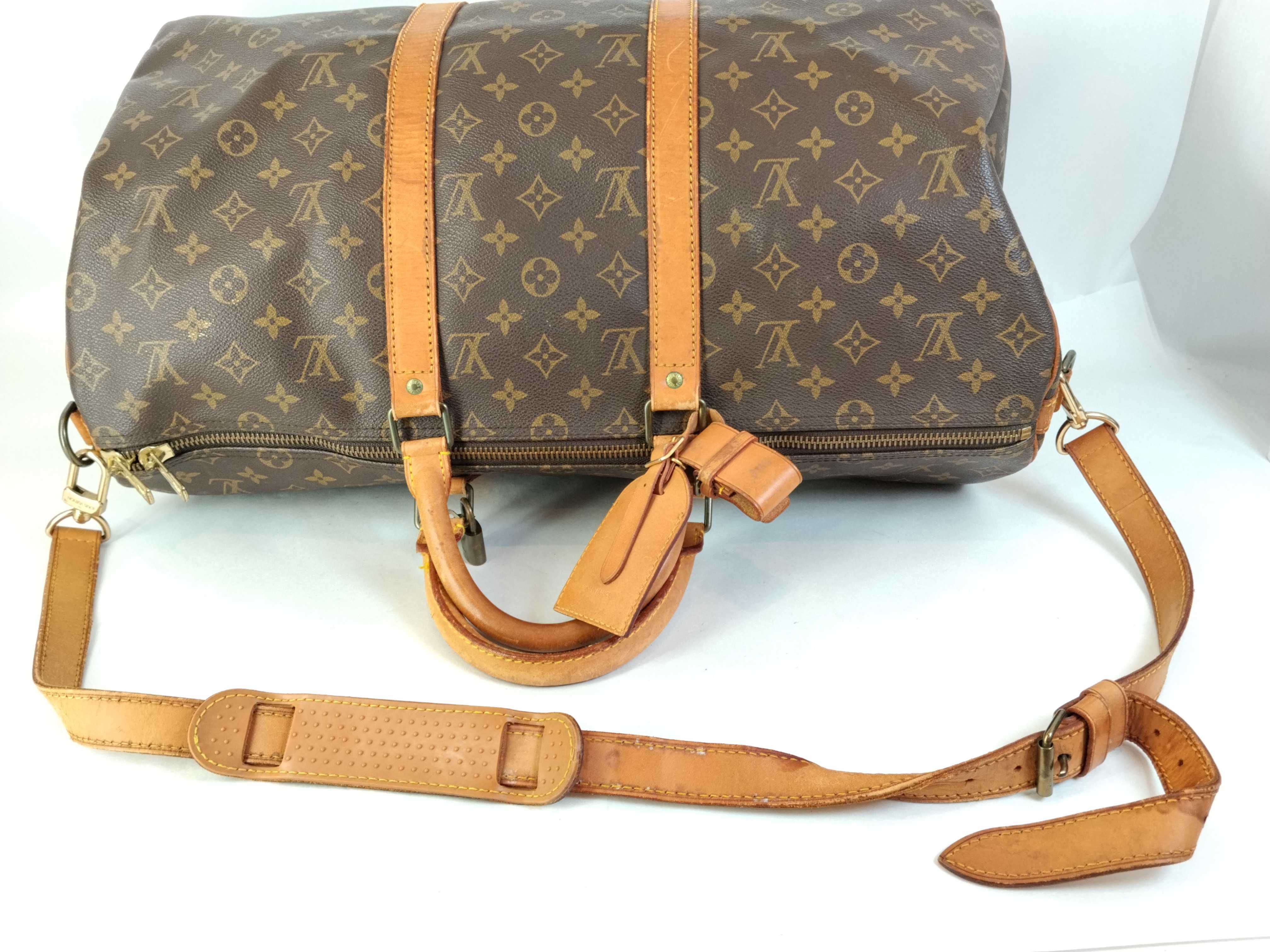 Monogram Keepall Bandoulière 50 M41416 VI0970 Boston Bag — view 3