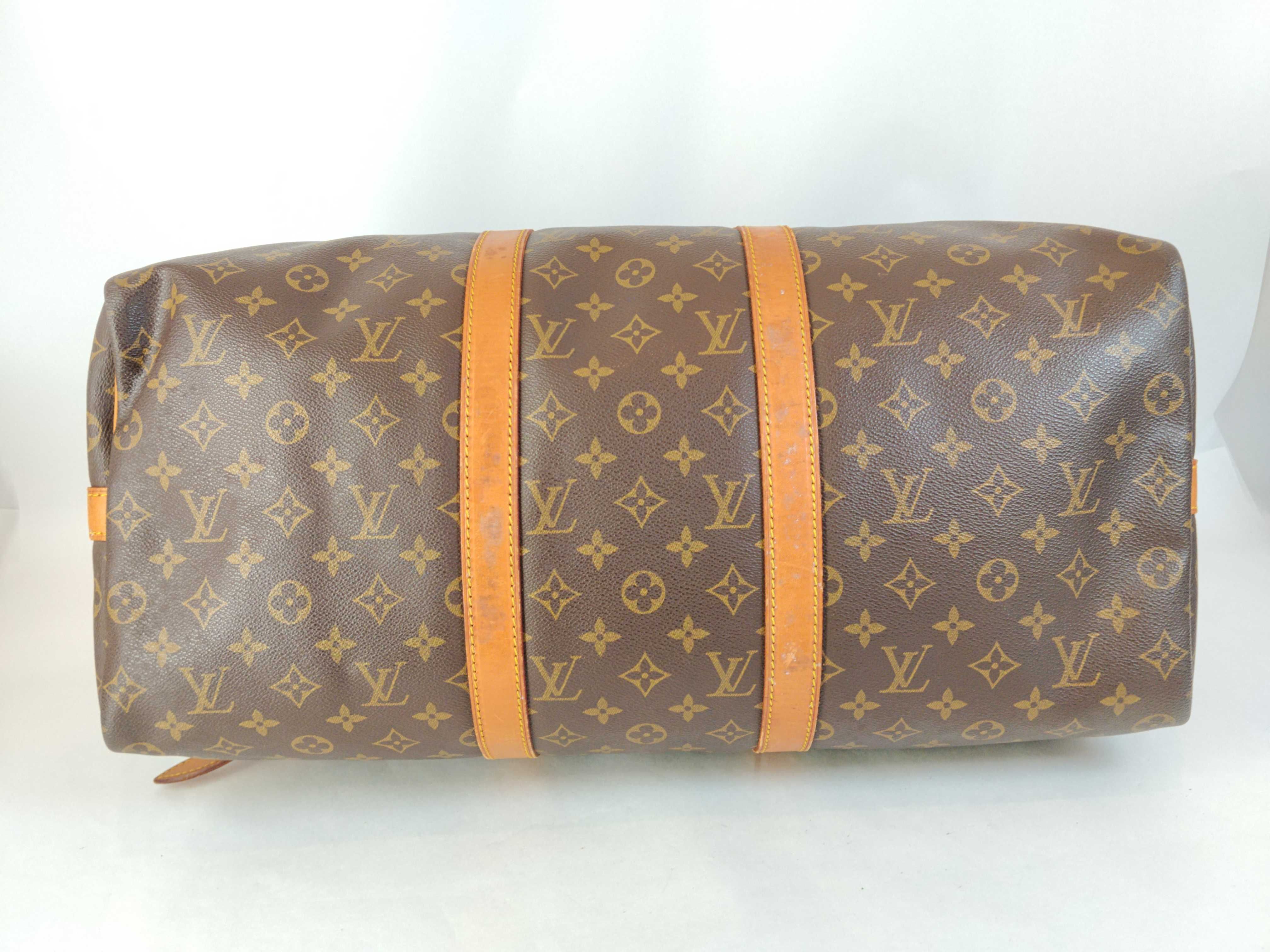 Monogram Keepall Bandoulière 50 M41416 VI0970 Boston Bag — view 8