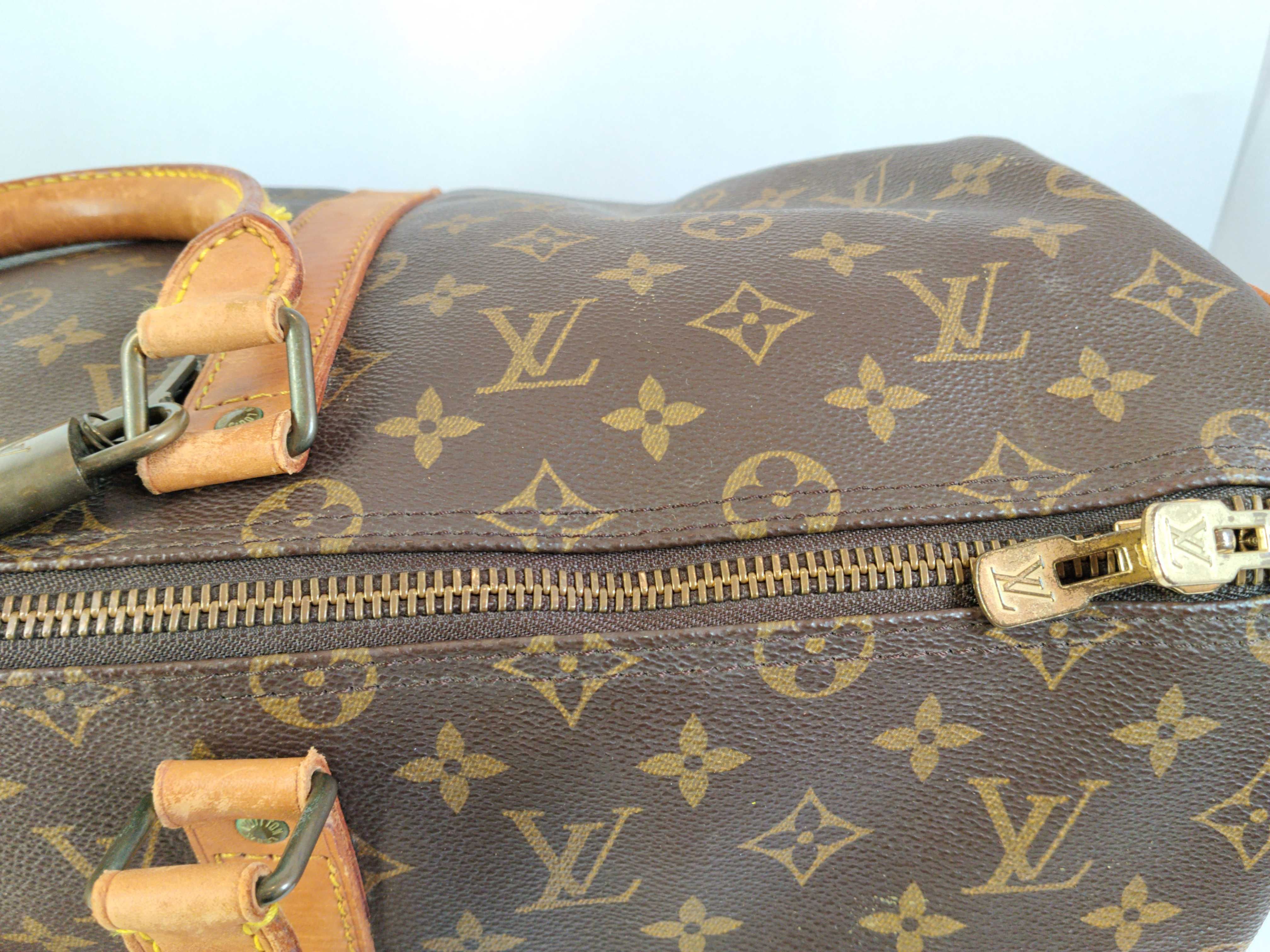 Monogram Keepall Bandoulière 50 M41416 VI0970 Boston Bag — view 9