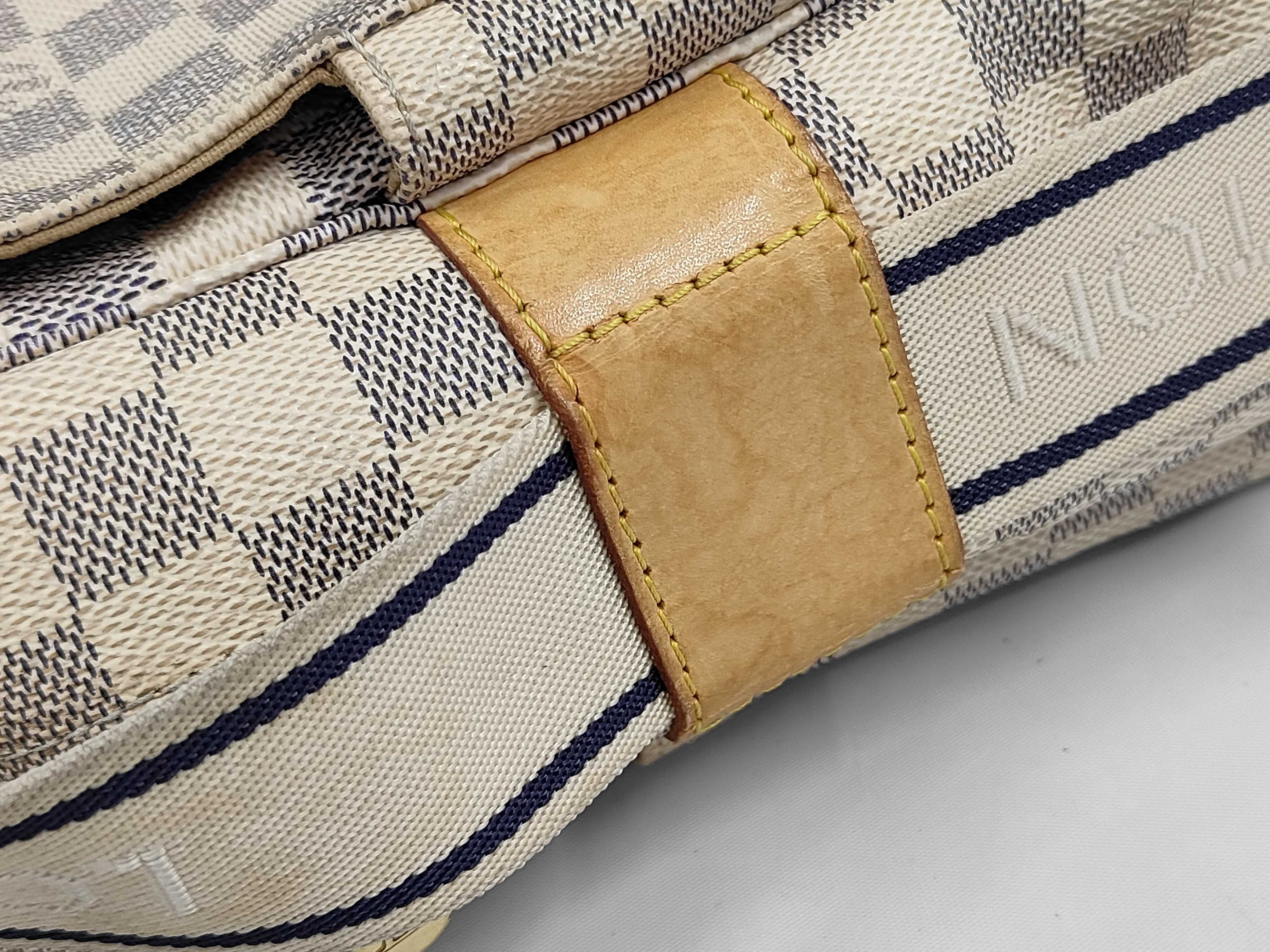 Naviglio Damier Azur Shoulder Bag — view 6