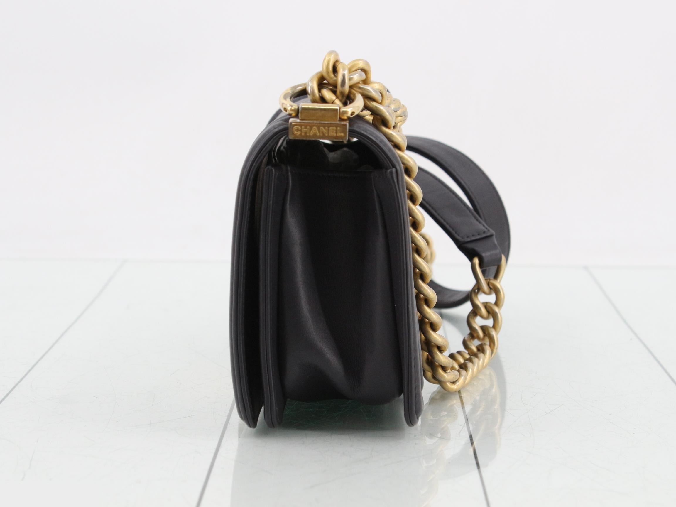Boy Chanel Chain Shoulder Bag — view 3