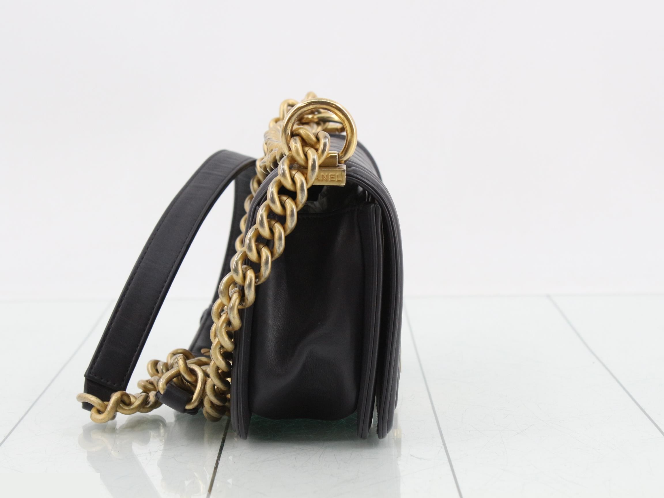 Boy Chanel Chain Shoulder Bag — view 4