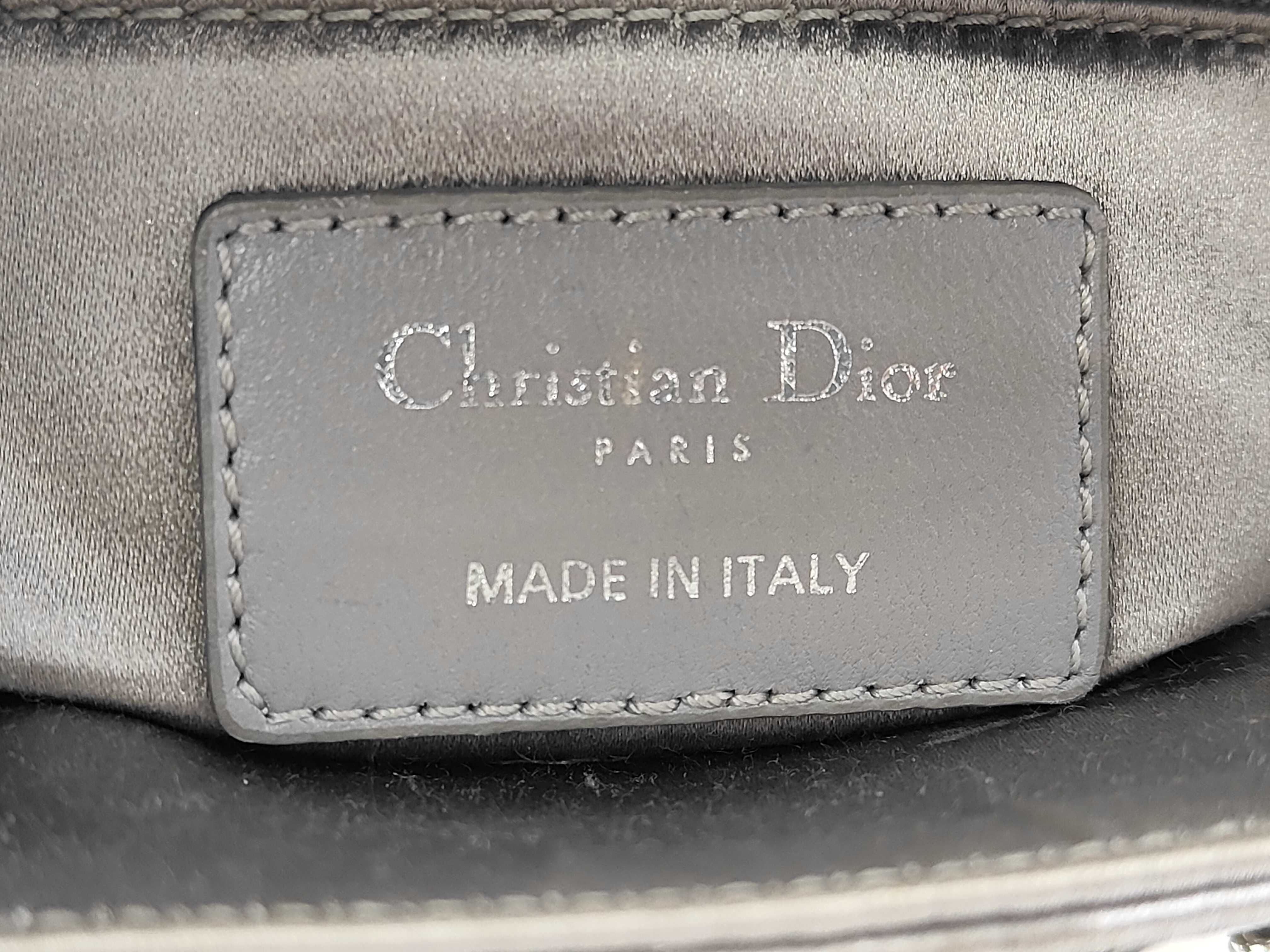 Lady Dior Satin/Rhinestone 2-Way Shoulder Bag — view 10