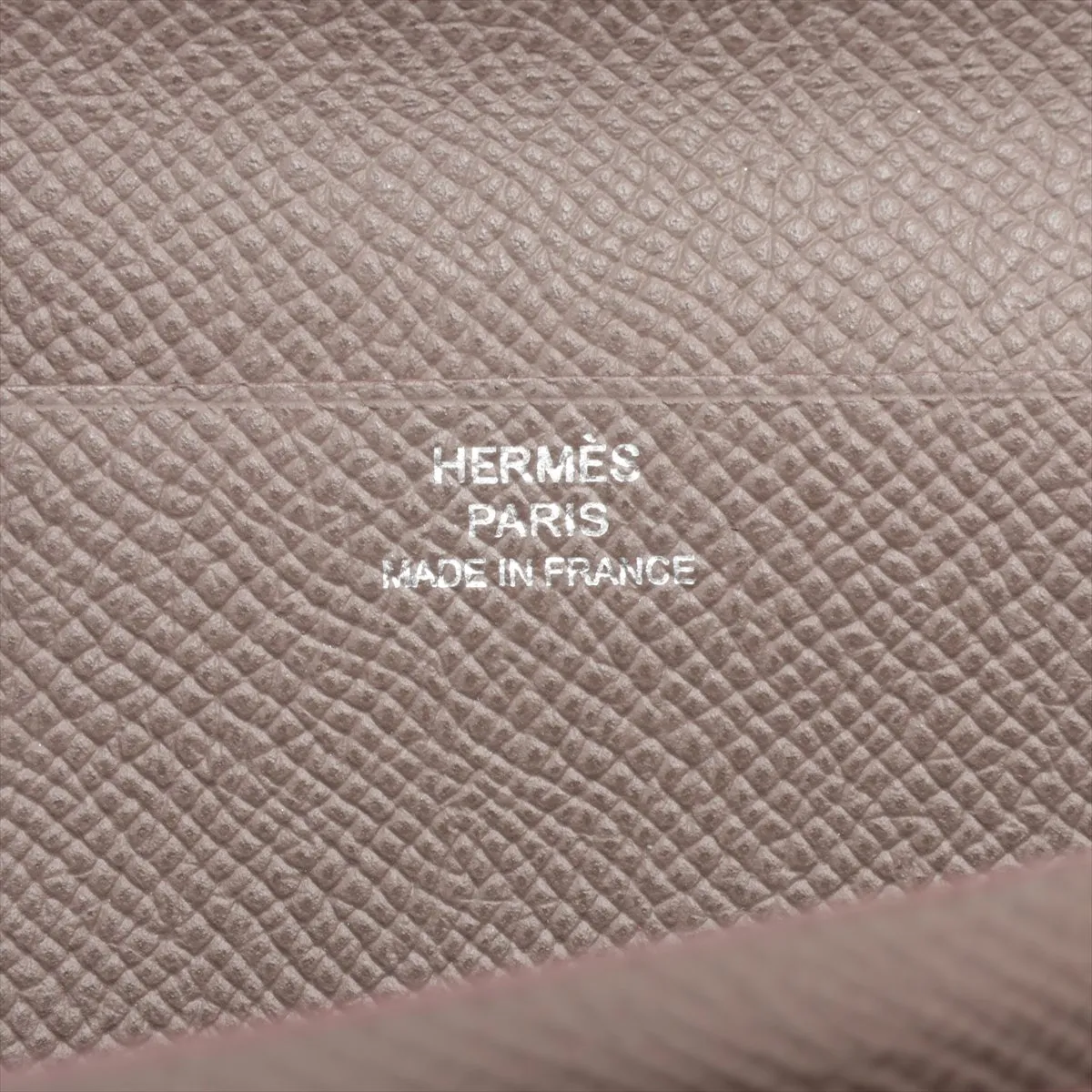 Bear Souffle Vaux Epson Long Wallet Etoupe Silver Hardware C:2018 — view 9