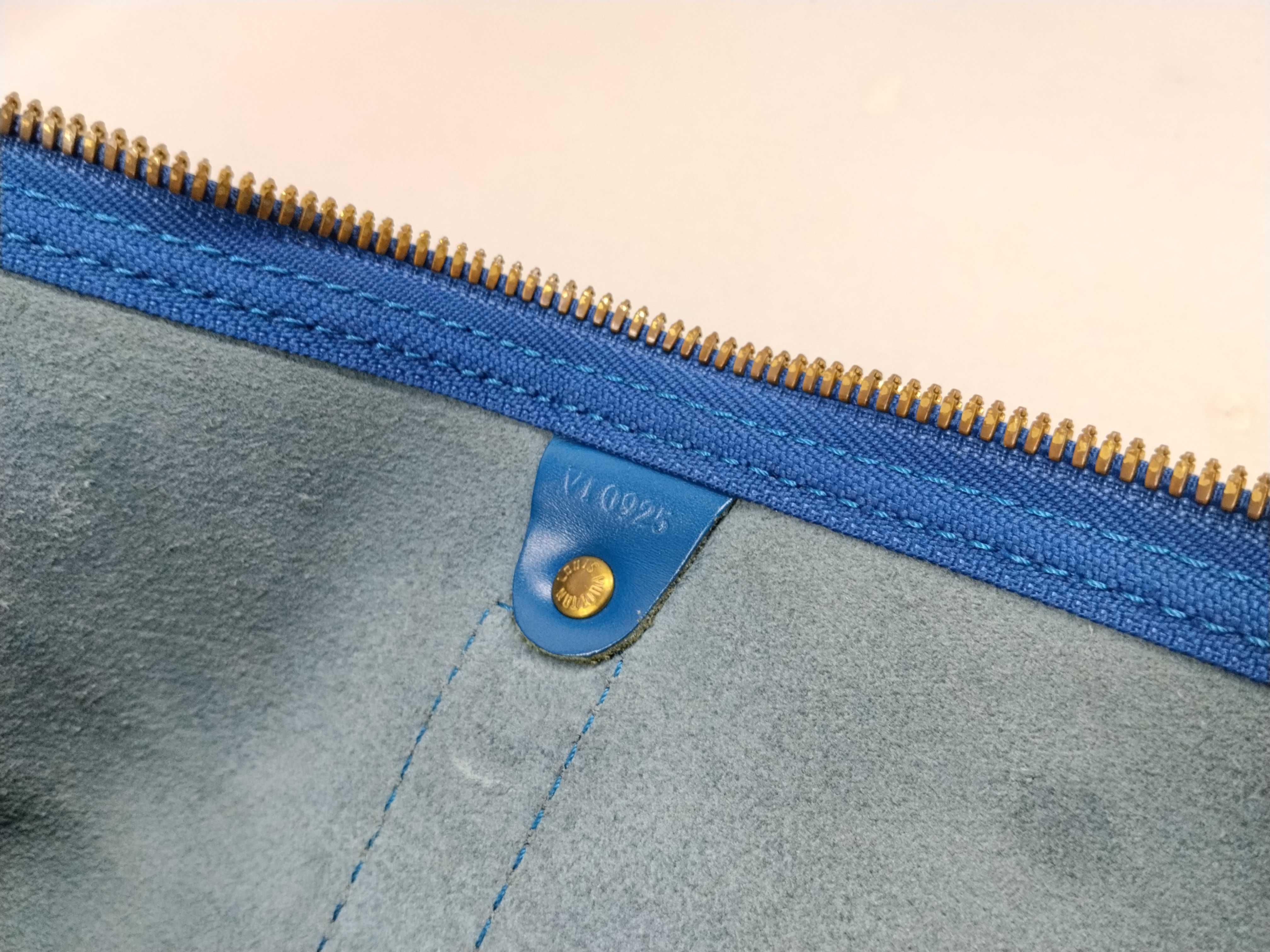 Epi M42955 Epi Keepall 55 Blue Boston Bag — view 14
