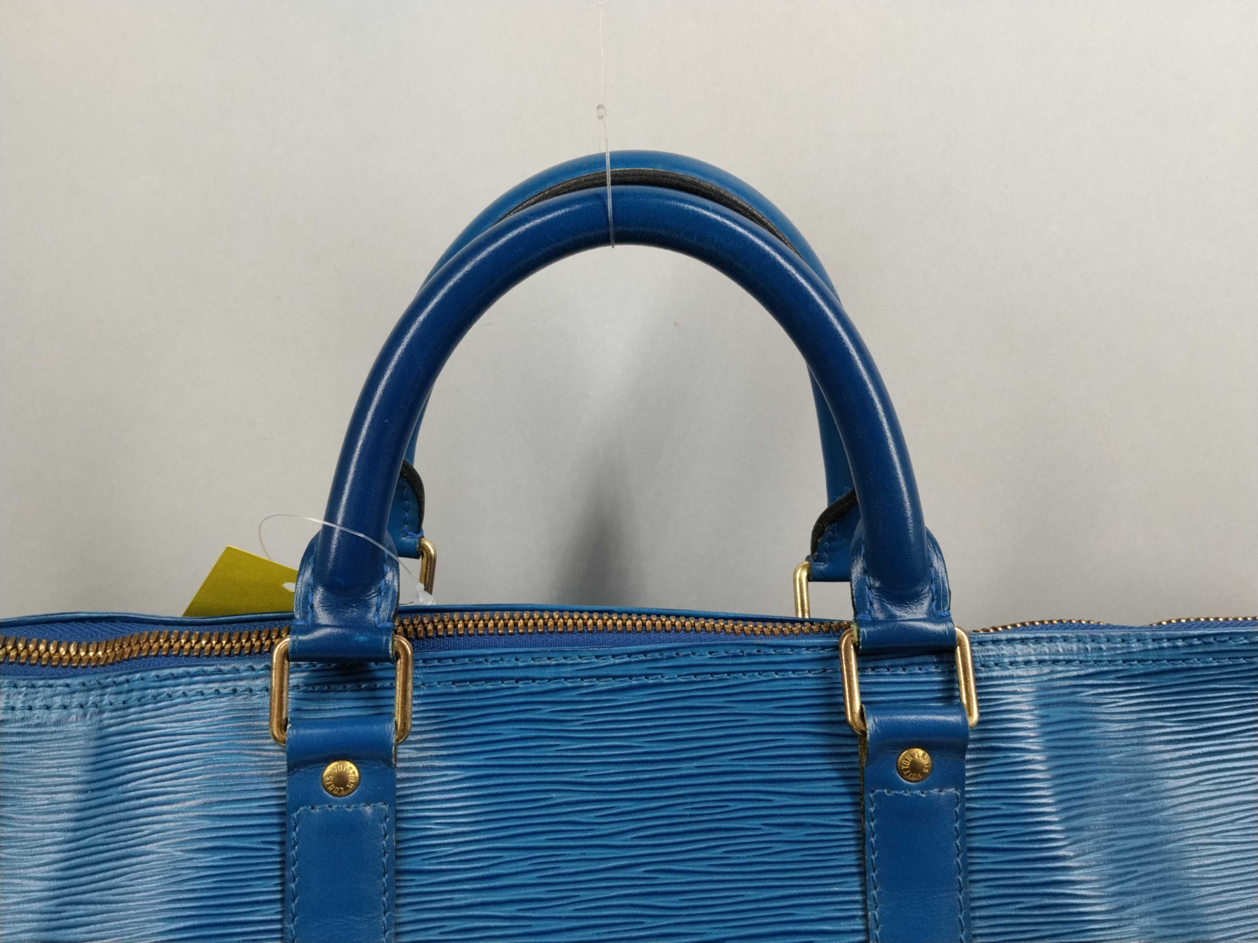 Epi M42955 Epi Keepall 55 Blue Boston Bag — view 4