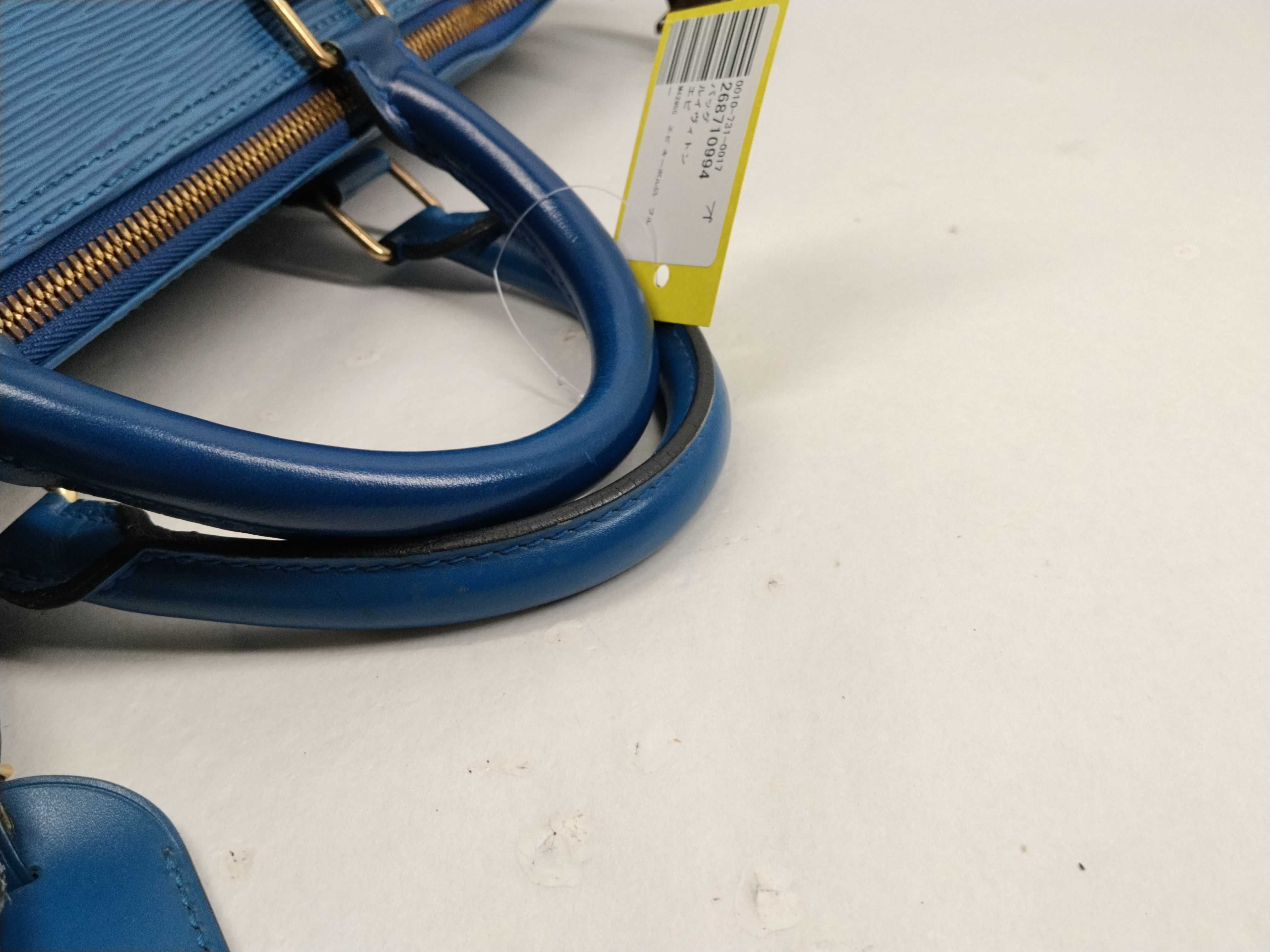 Epi M42955 Epi Keepall 55 Blue Boston Bag — view 8