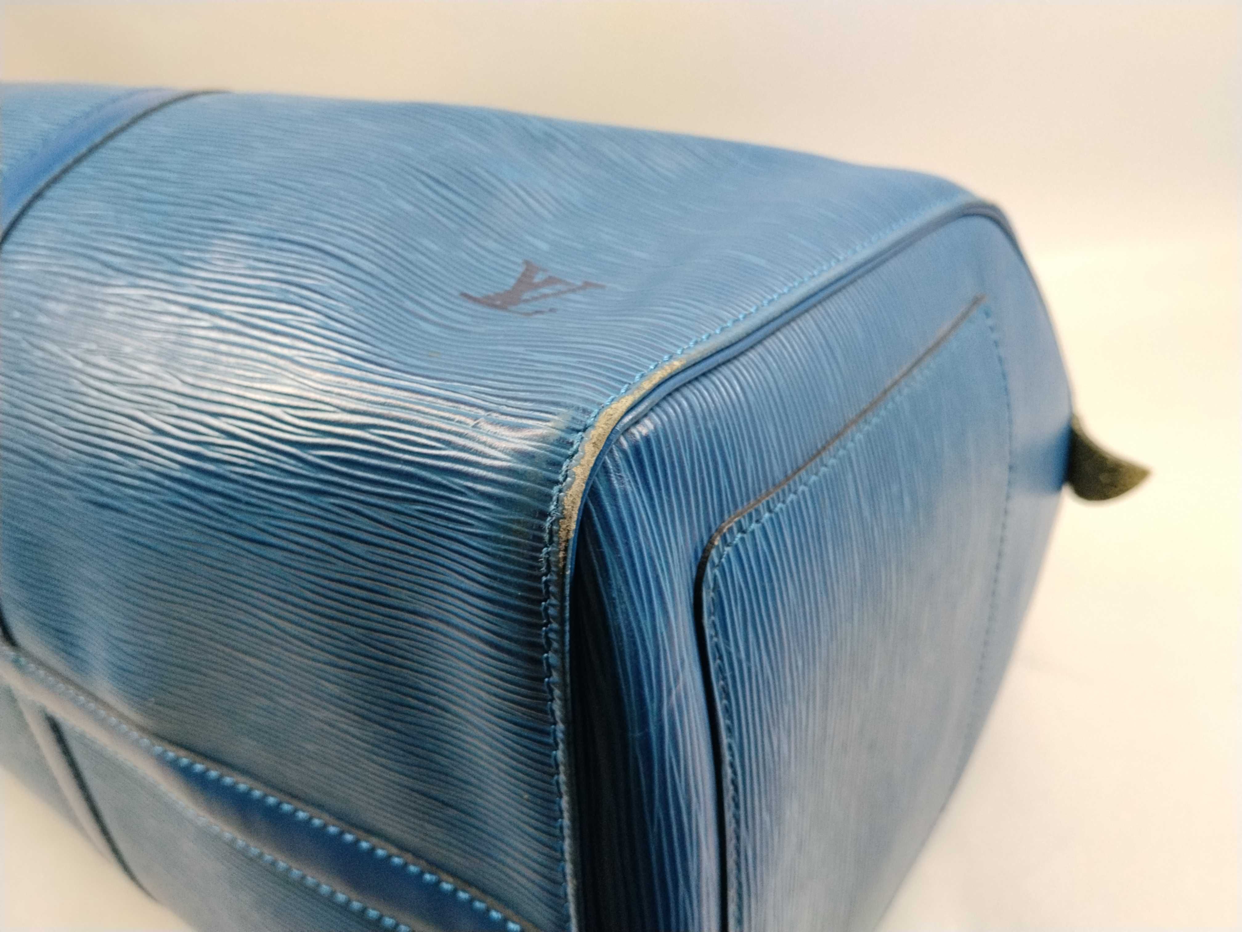Epi M42955 Epi Keepall 55 Blue Boston Bag — view 10