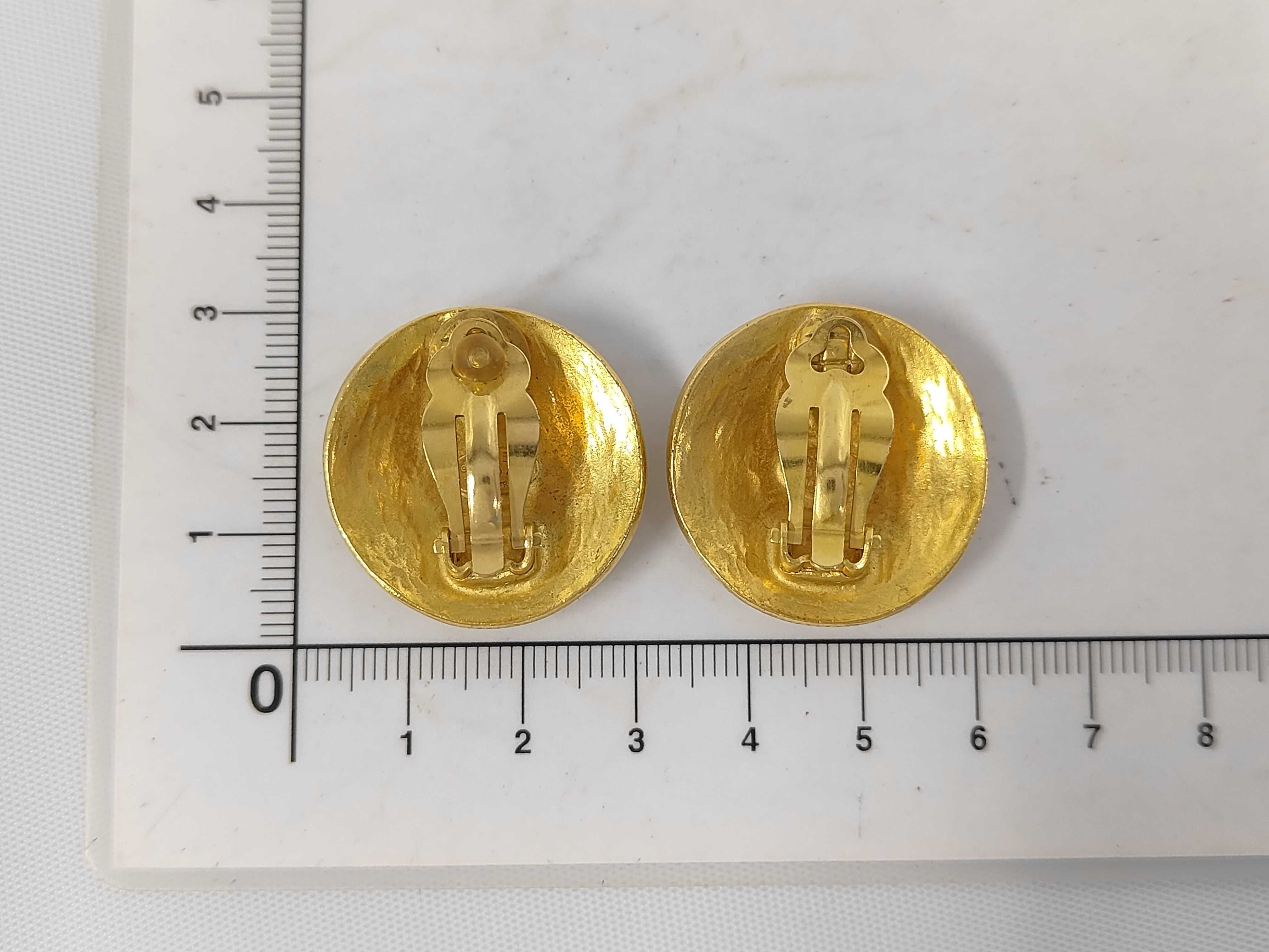 Earrings, Chanel Gold-Colored Earrings — view 2