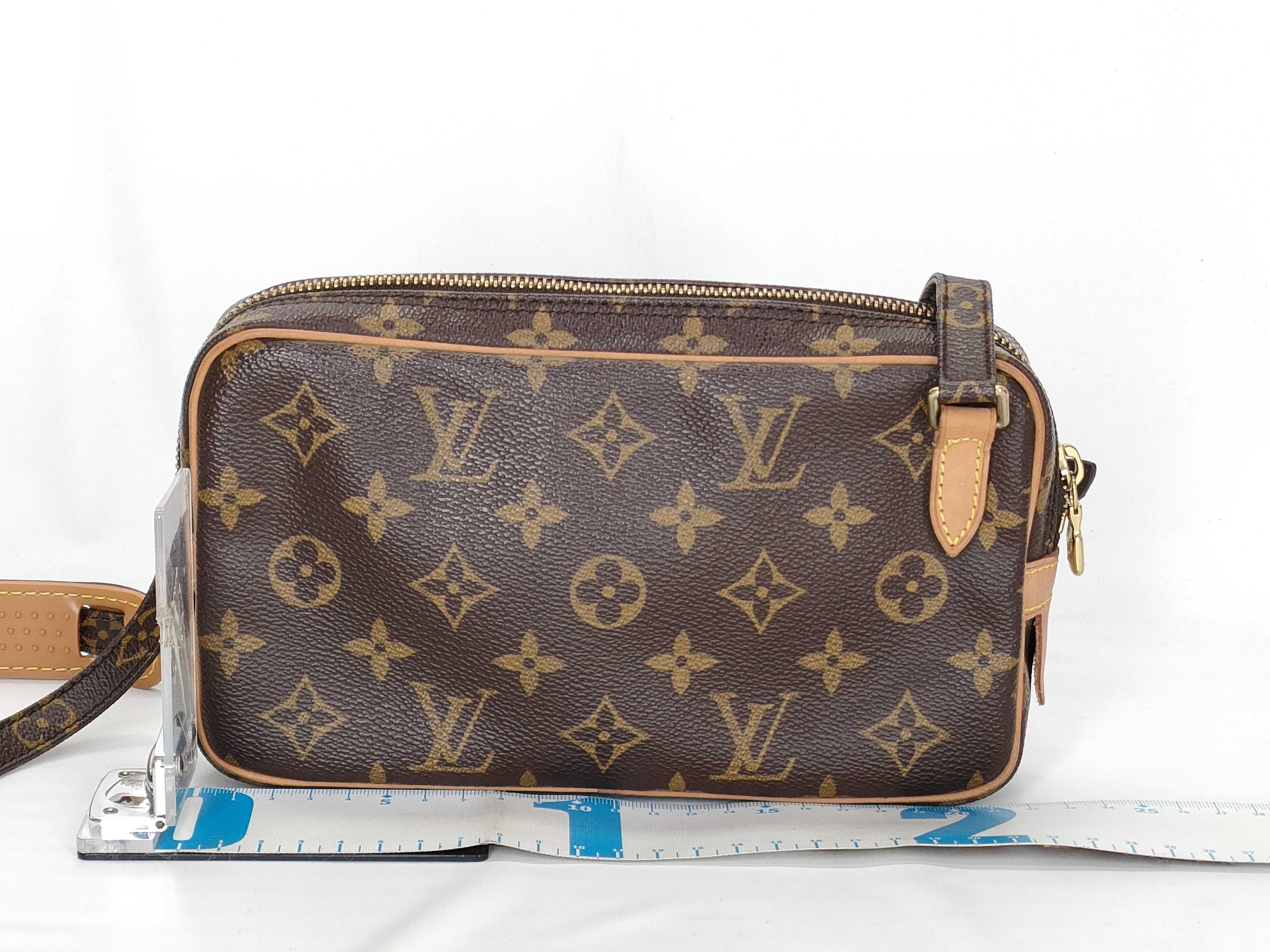 Monogram Vuitton Pochette Marly M51828 Shoulder Bag — view 2