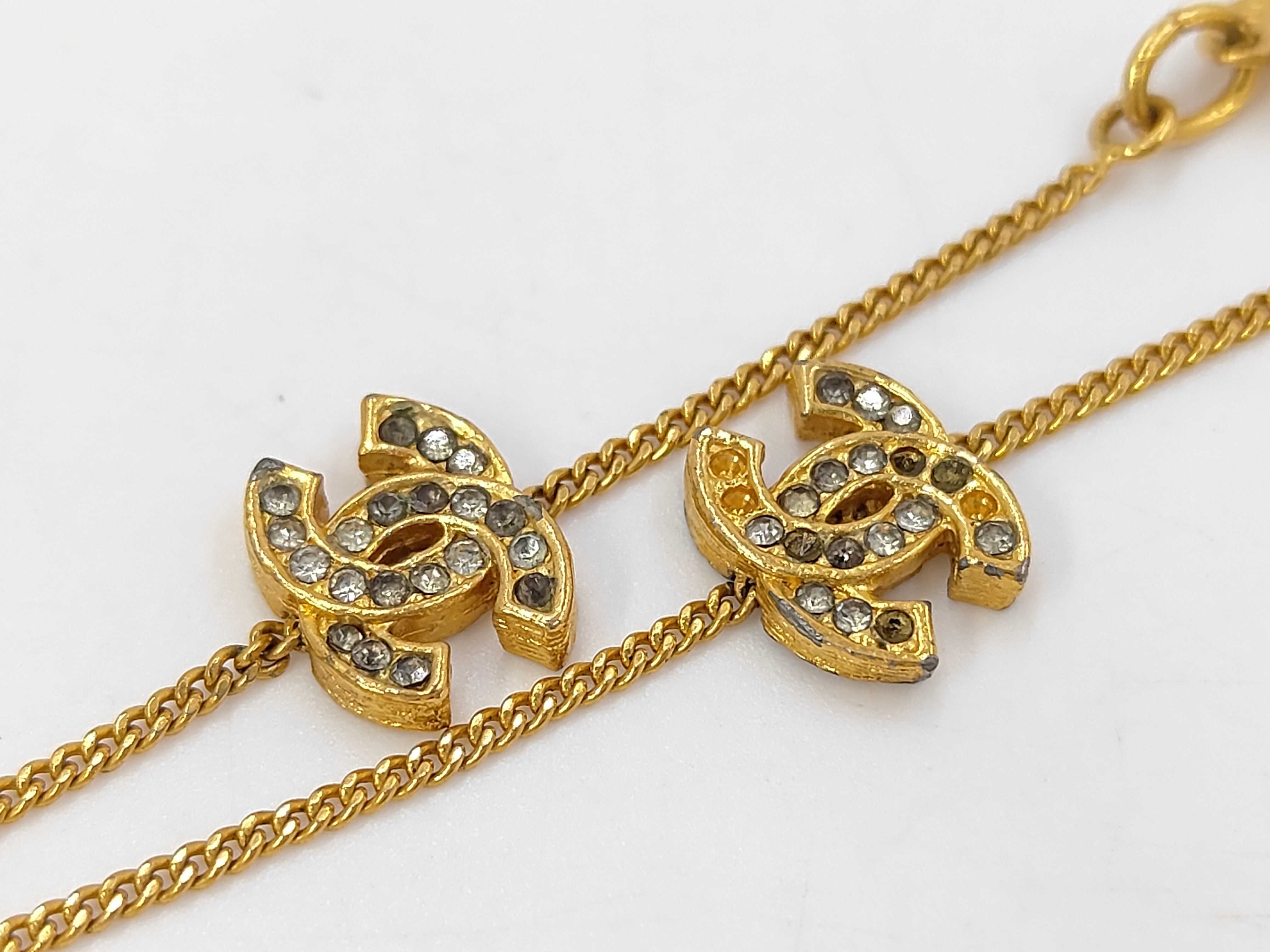 Bracelet, Triple Coco Mark, Rhinestones, 1982 Bracelet/Bangle — view 4