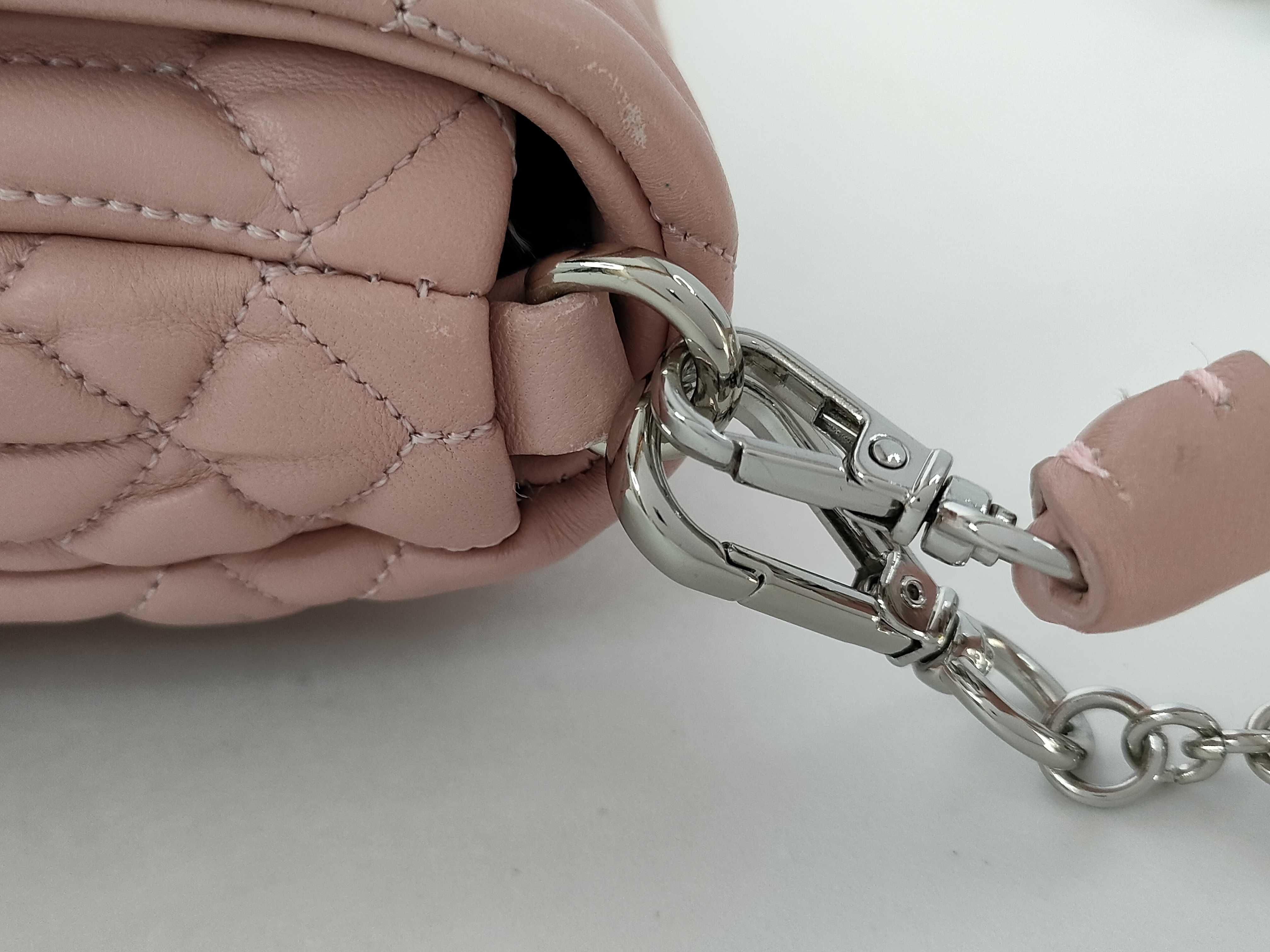 shoulder bag, Nappa crystal, Matelassé leather, with dust bag and card slots. — view 5