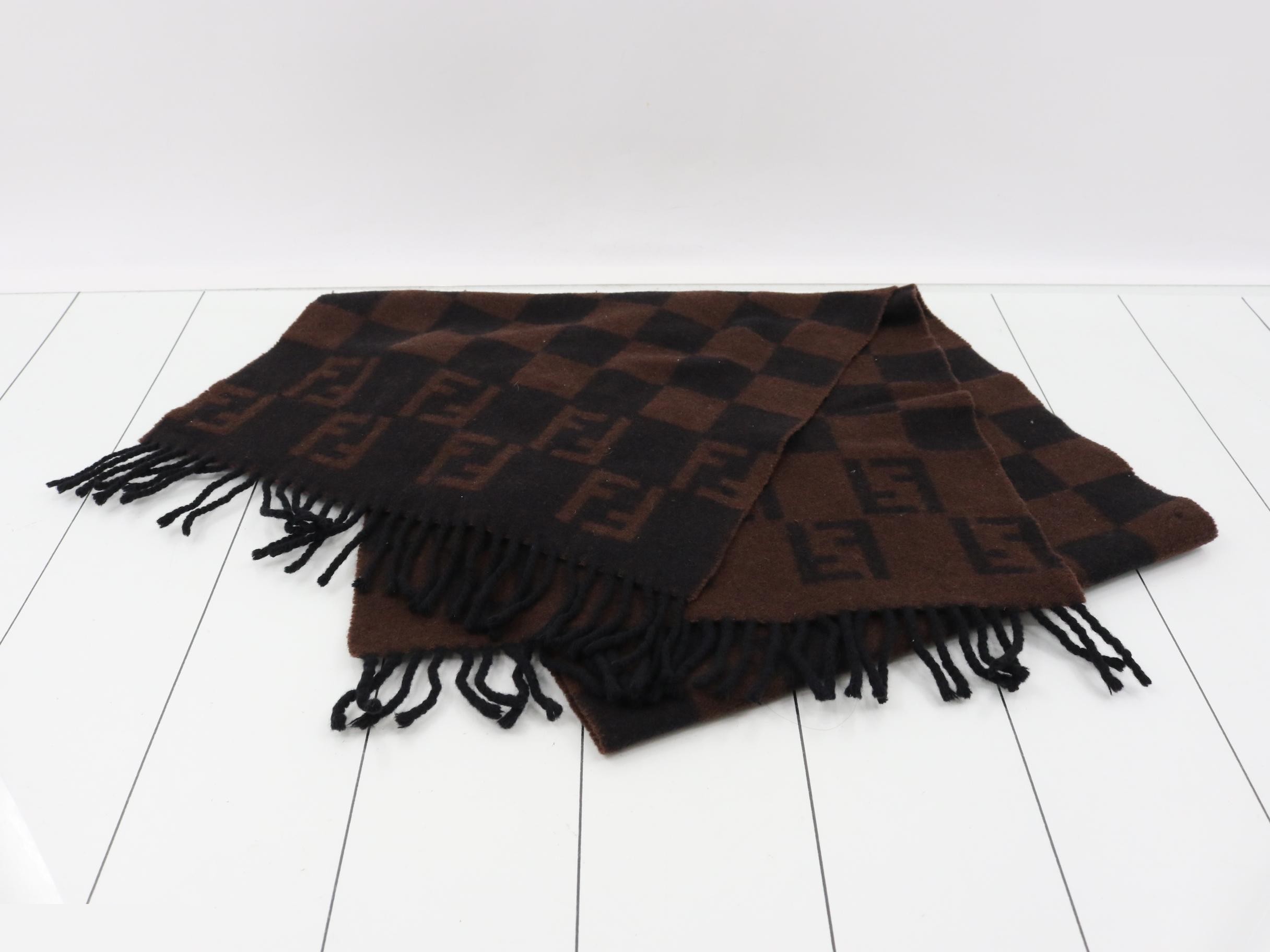 Zucca Scarf, Brown — view 2