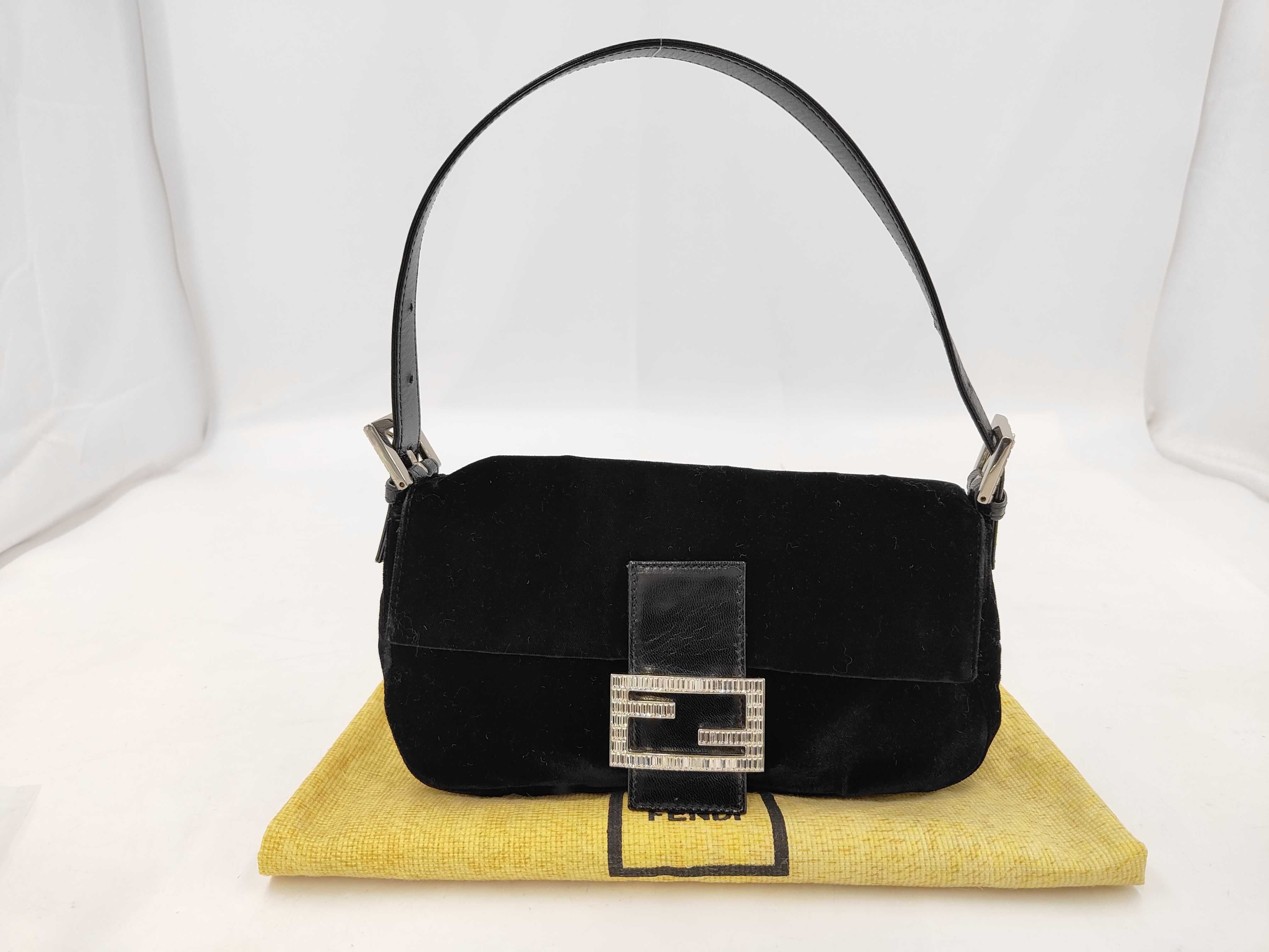 Mamma Bucket Shoulder Bag, Suede and Calf Hair, Black Shoulder Bag