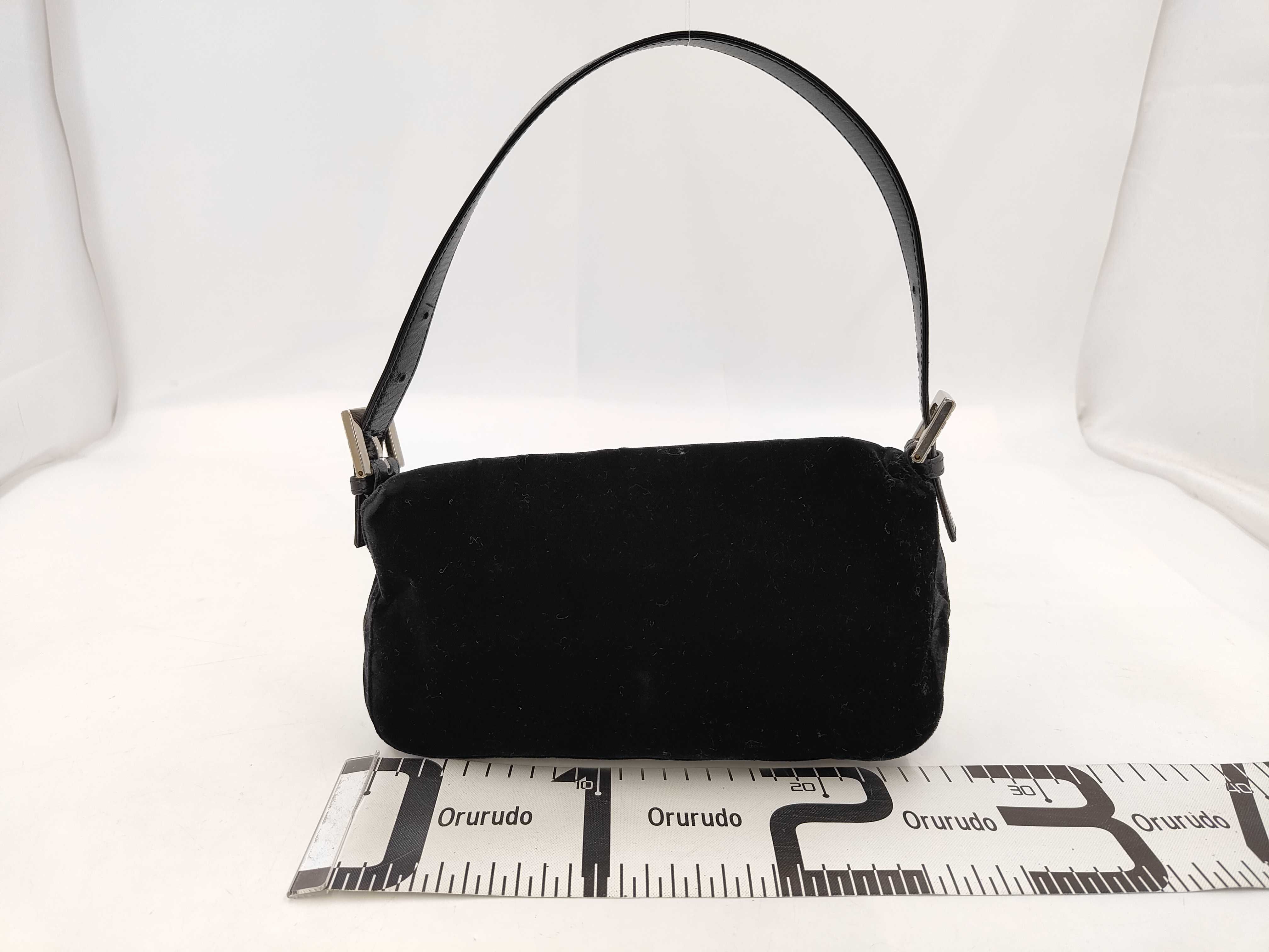 Mamma Bucket Shoulder Bag, Suede and Calf Hair, Black Shoulder Bag — view 2