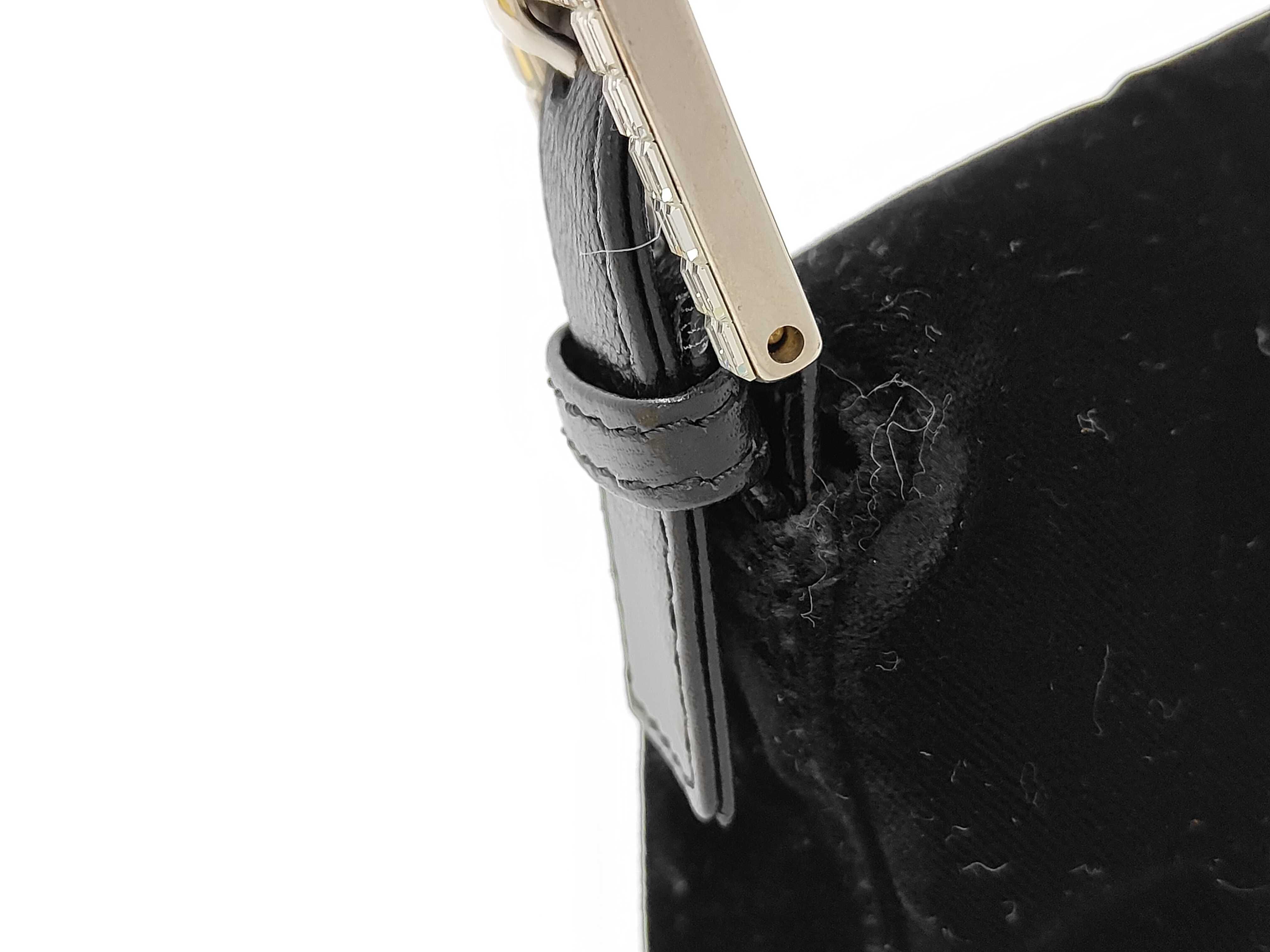 Mamma Bucket Shoulder Bag, Suede and Calf Hair, Black Shoulder Bag — view 3