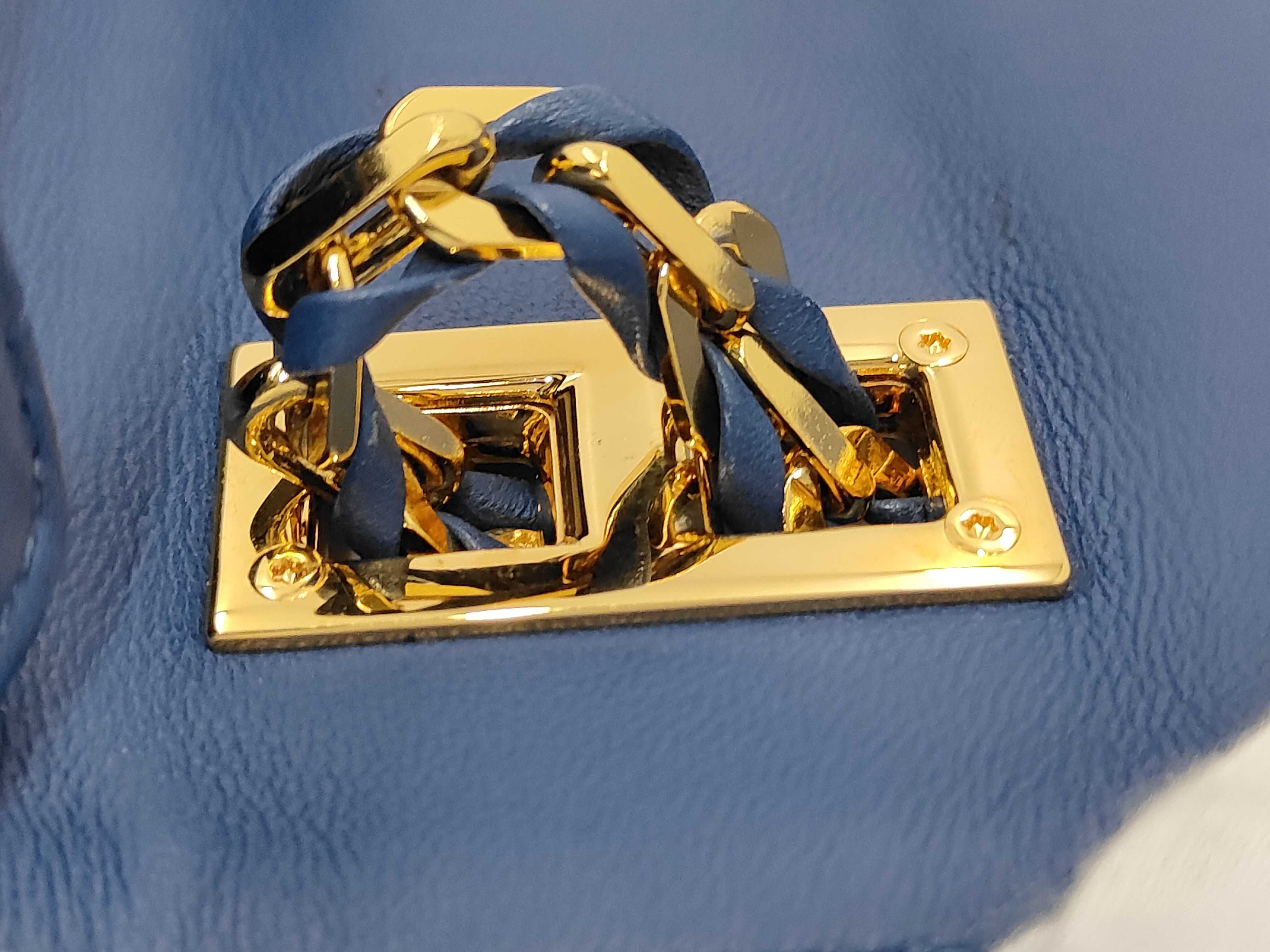 Leather Chain Shoulder Bag — view 5