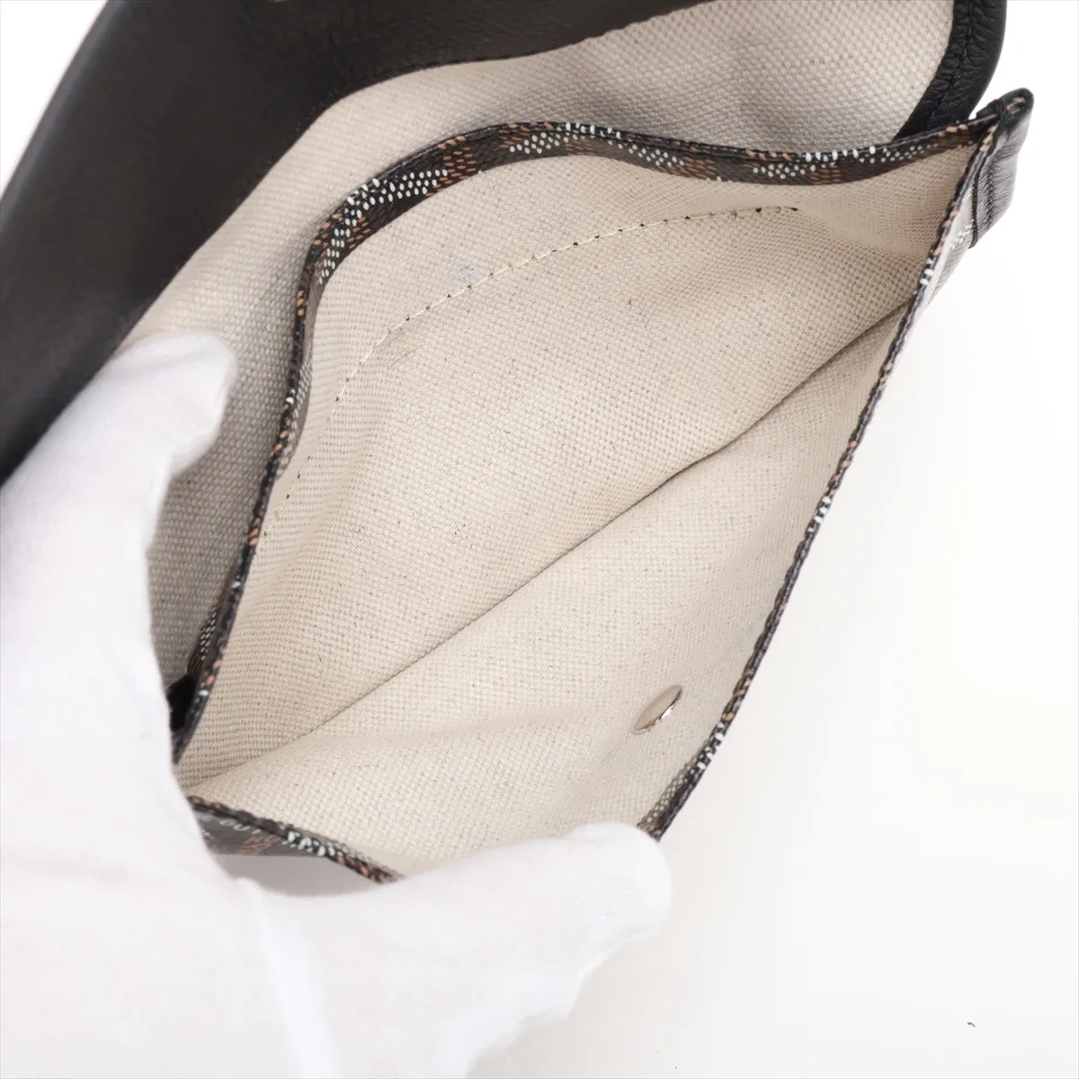 Saint Louis GM PVC x Leather Tote Bag, Black — view 8