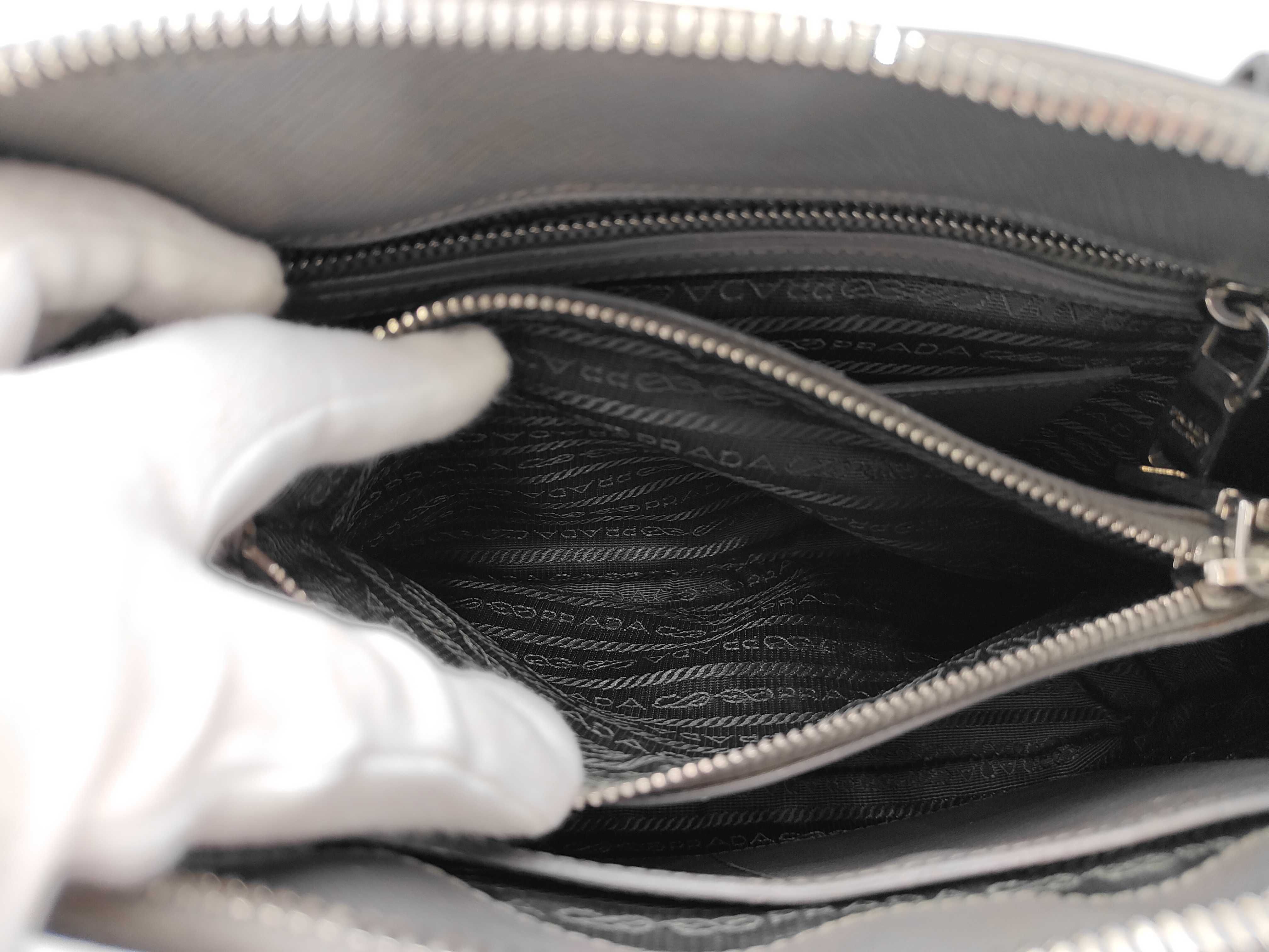 Saffiano Grey Handbag BL0837?NZV?F0K44 — view 12