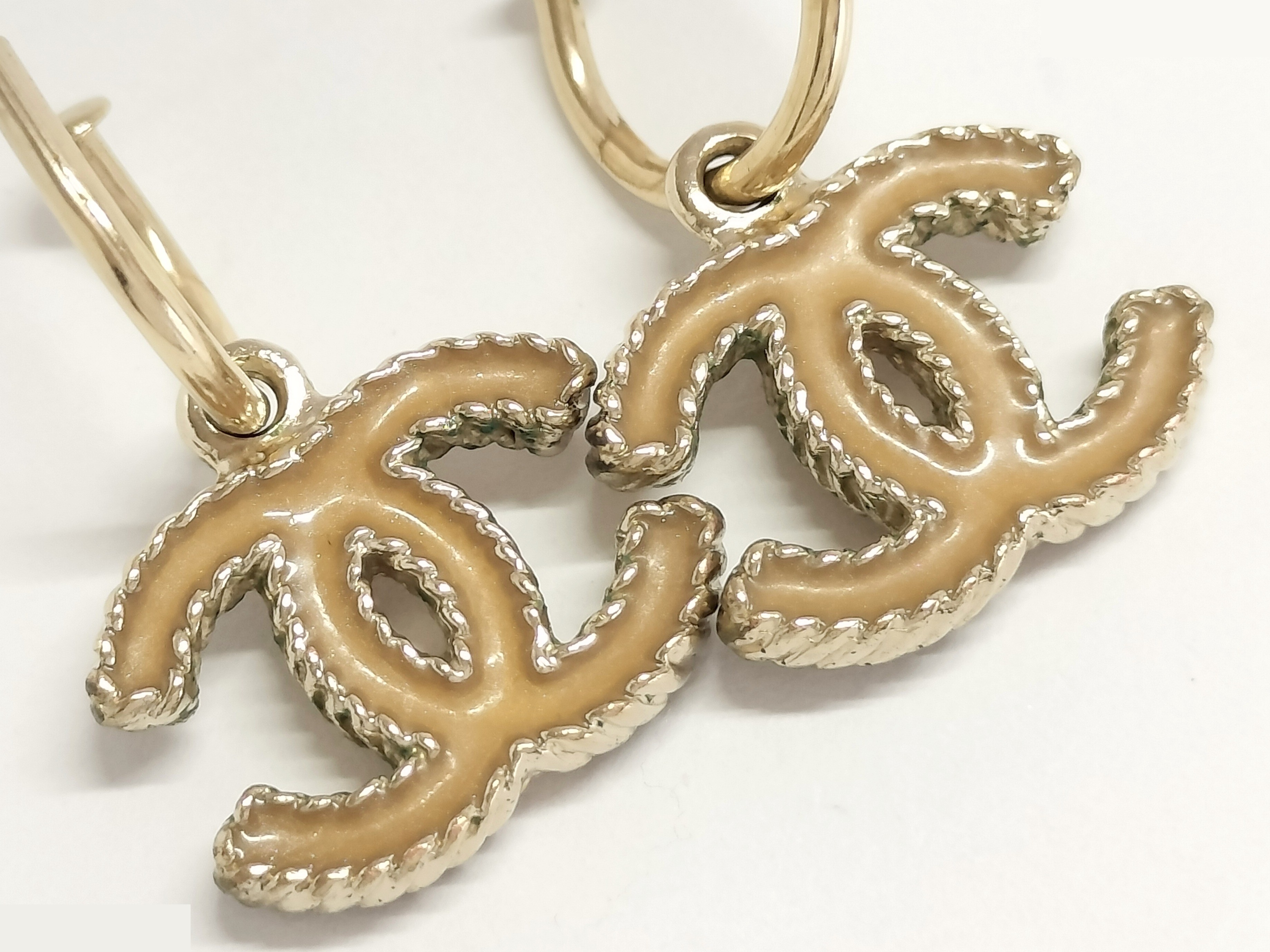 Coco Hoop Gold Earrings — view 4