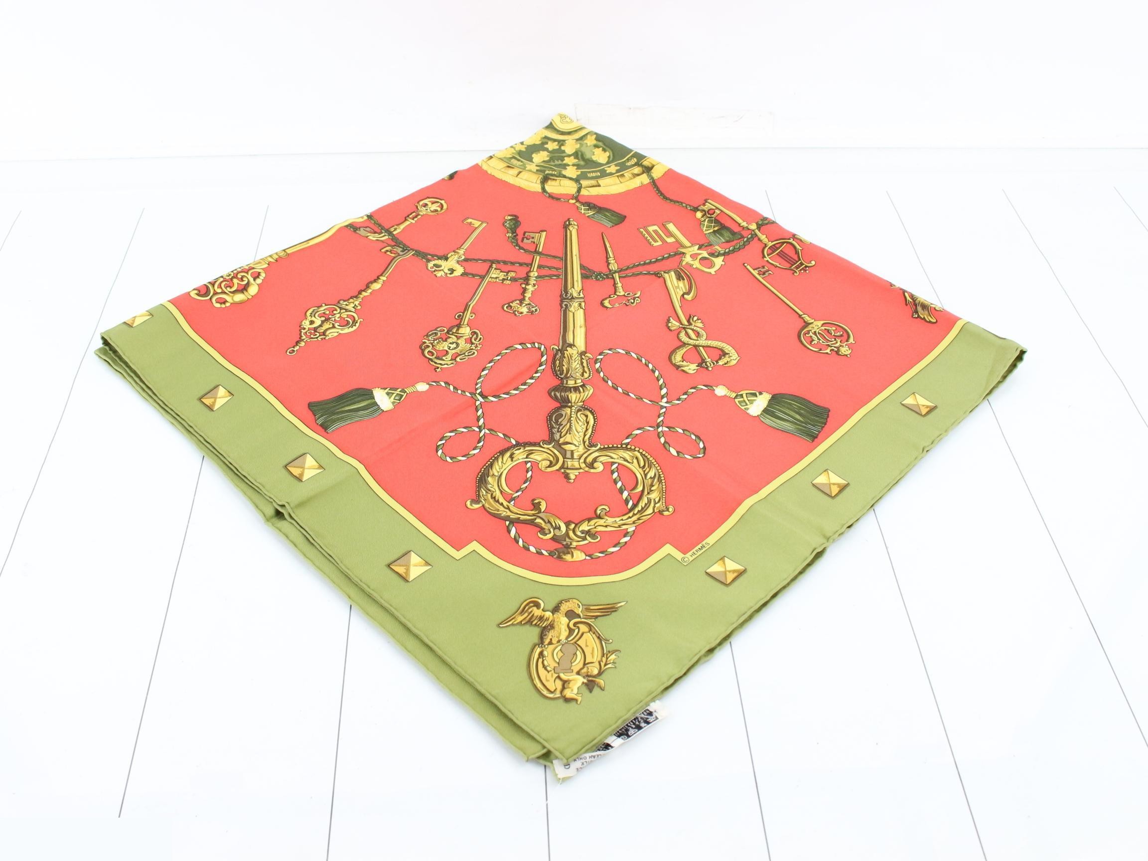 Carre 90 Silk Scarf by LES CLES — view 2
