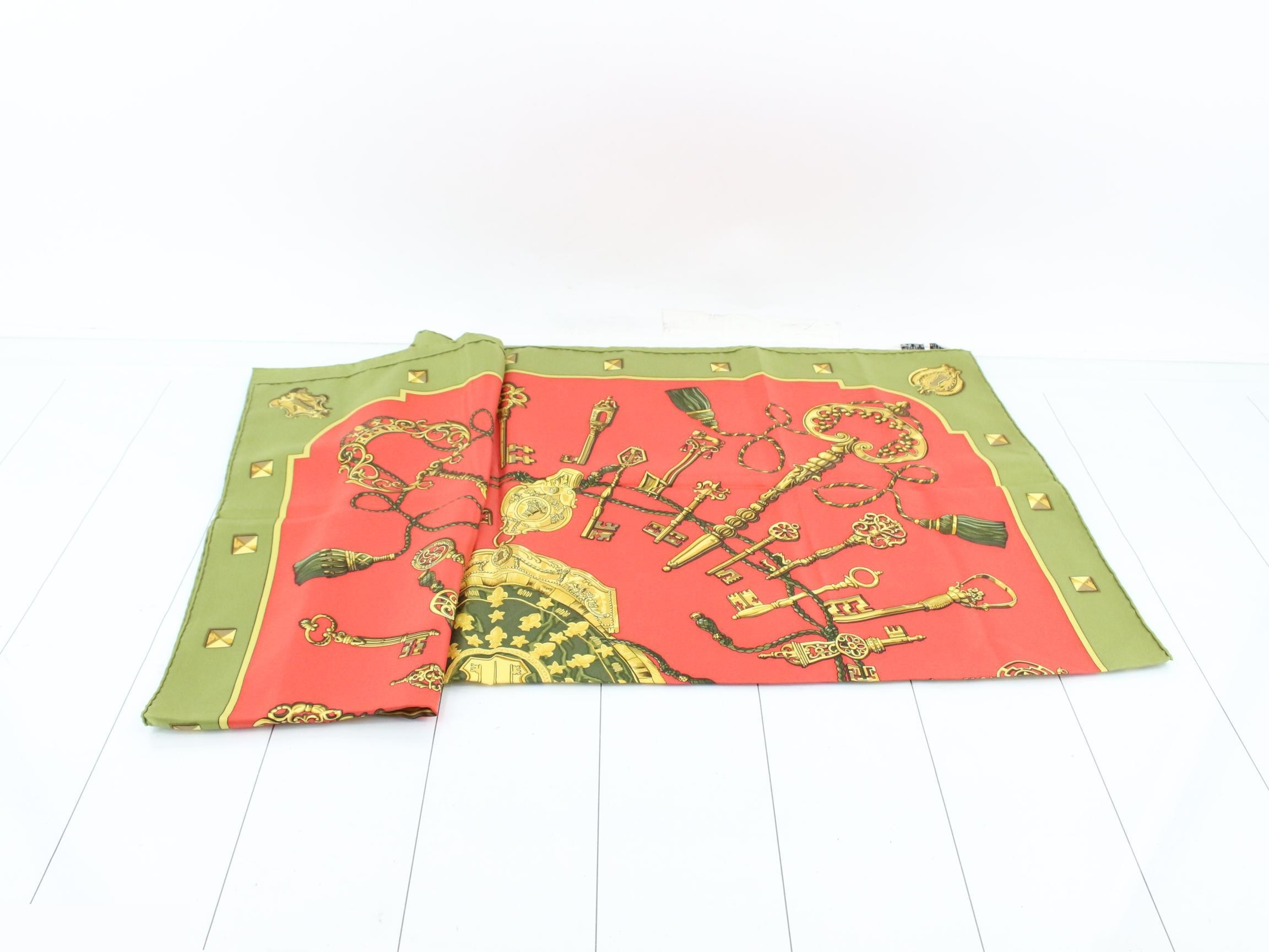 Carre 90 Silk Scarf by LES CLES — view 3