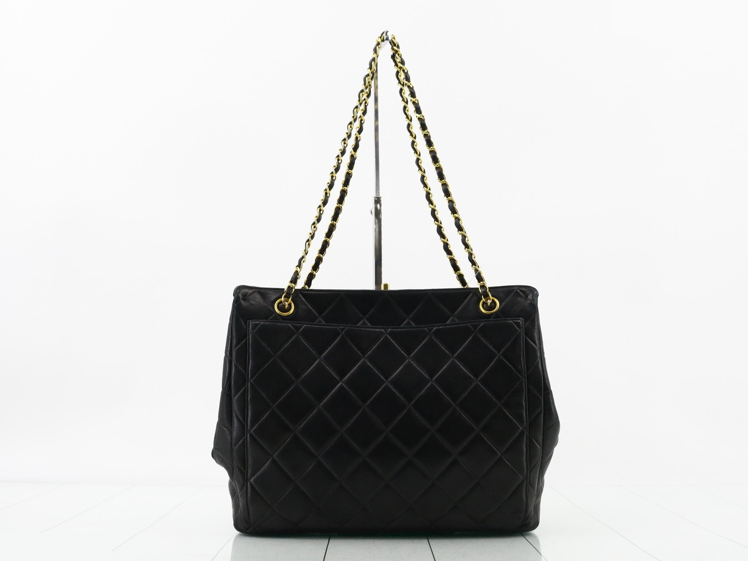 Matelassé coin purse chain tote bag