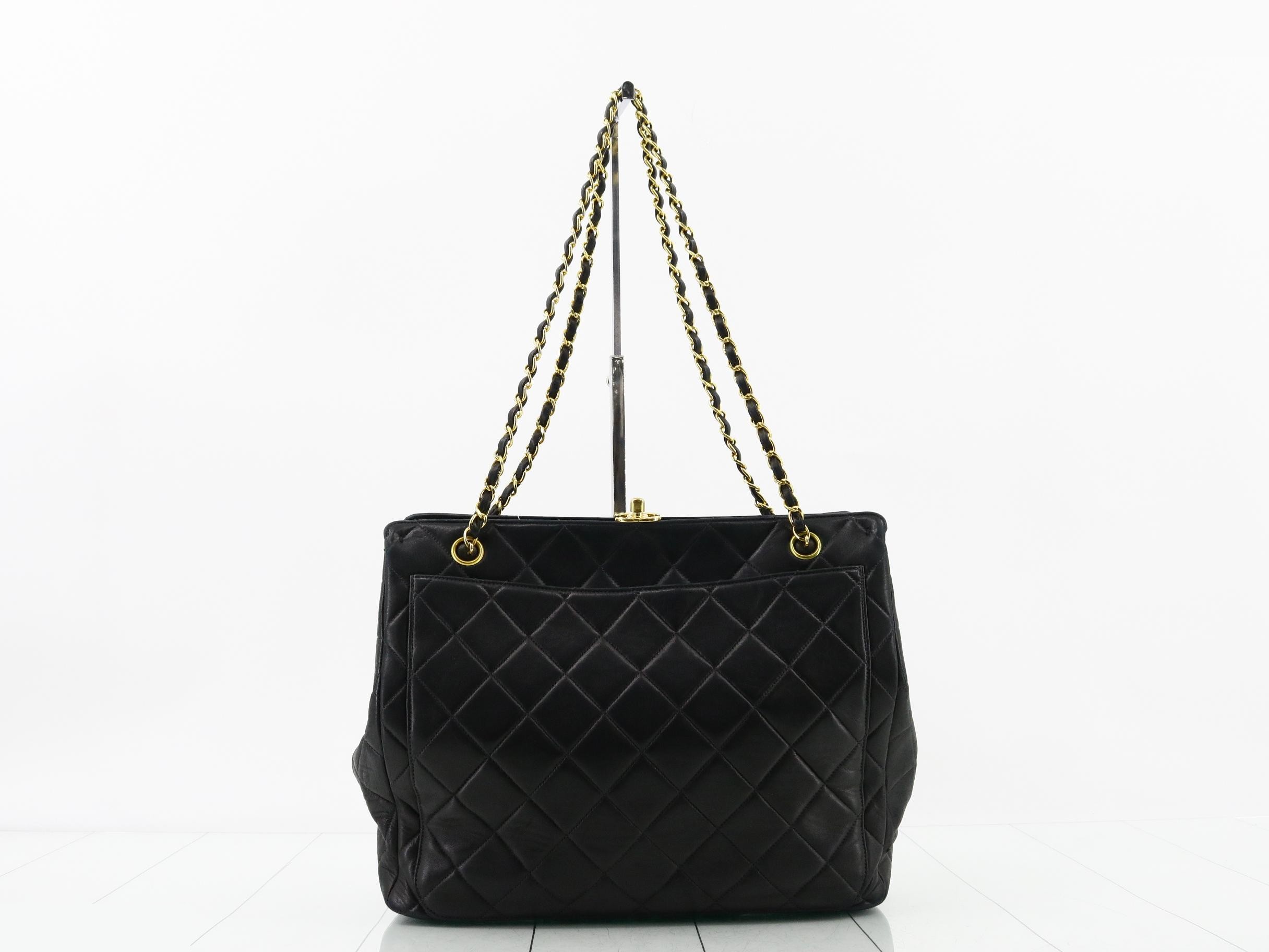 Matelassé coin purse chain tote bag — view 2