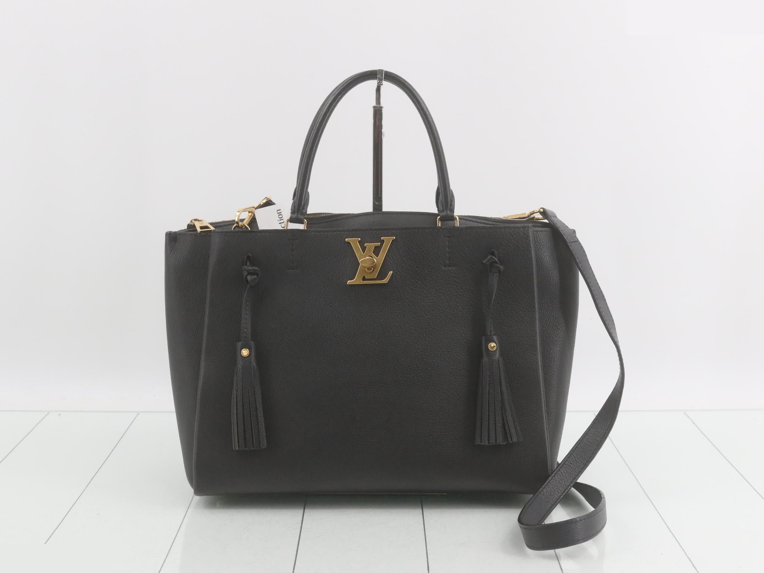 Lockme Tote Noir 2-Way Shoulder