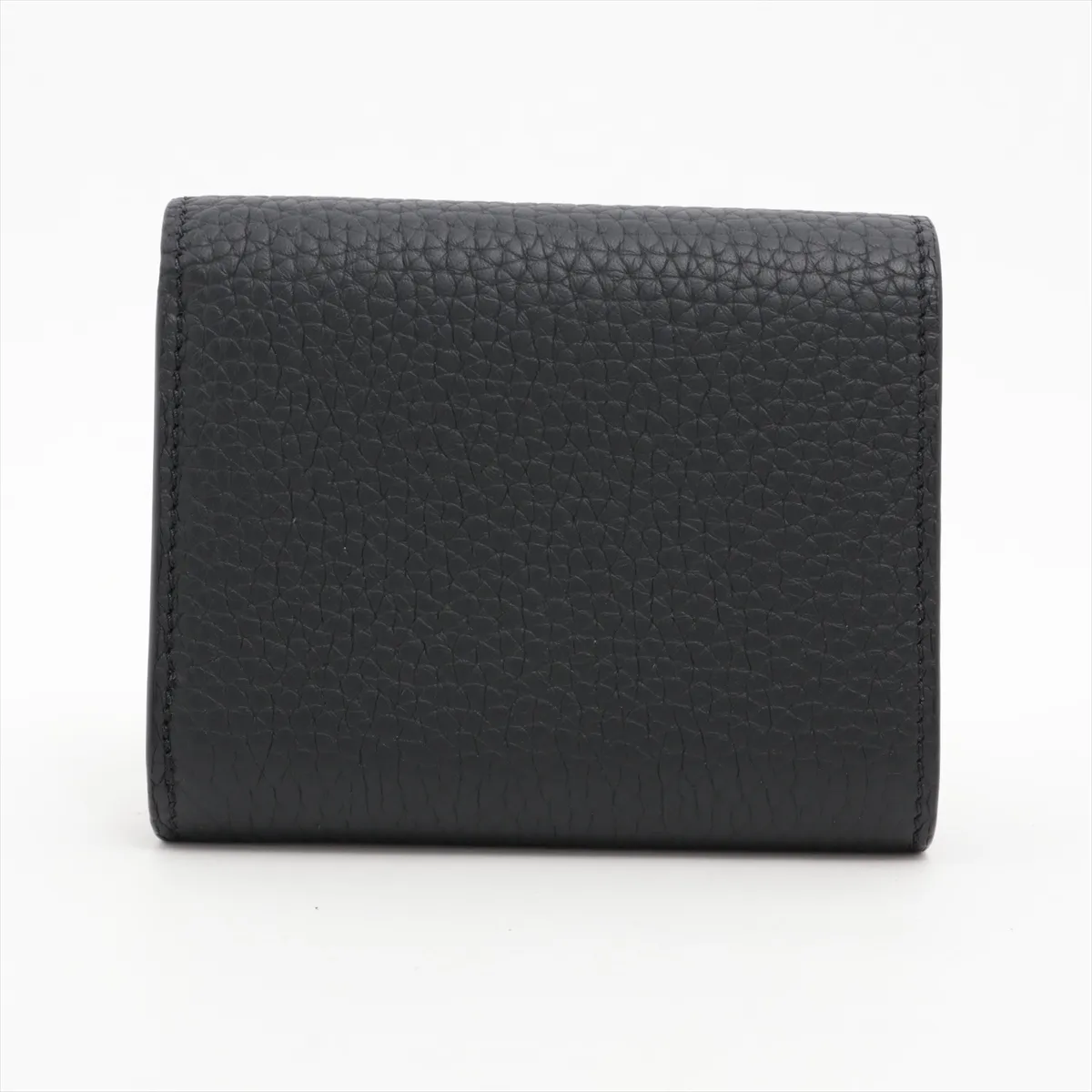 Taurillon Portefeuille Capucines Tiny M12149 Black Compact Wallet (RFID detected) — view 2