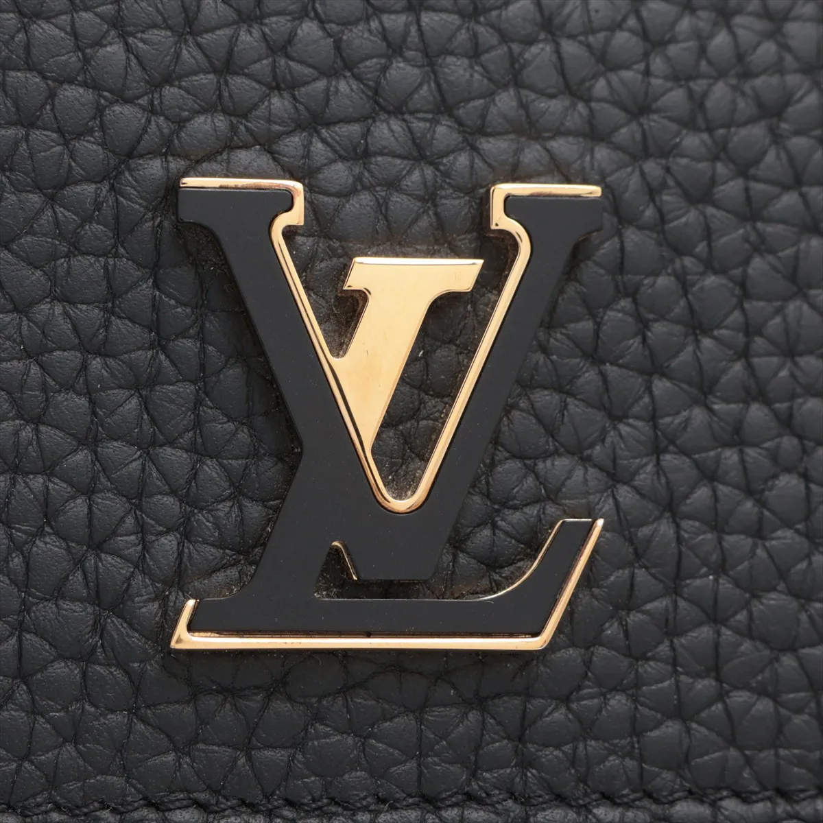 Taurillon Portefeuille Capucines Tiny M12149 Black Compact Wallet (RFID detected) — view 9