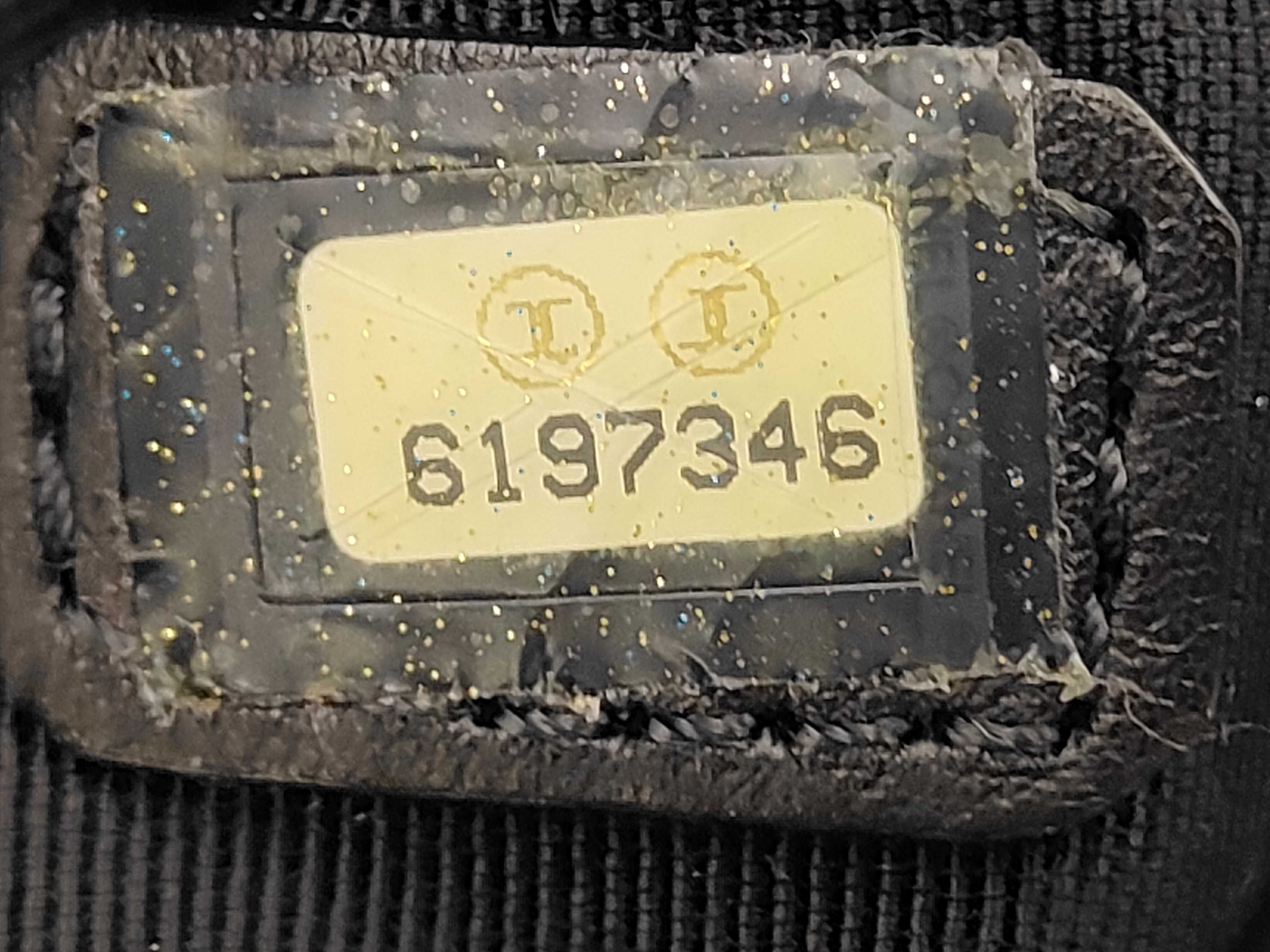 Coco Mark Caviar Skin Black Tote Bag (Serial Number 6, 6197346) — view 10
