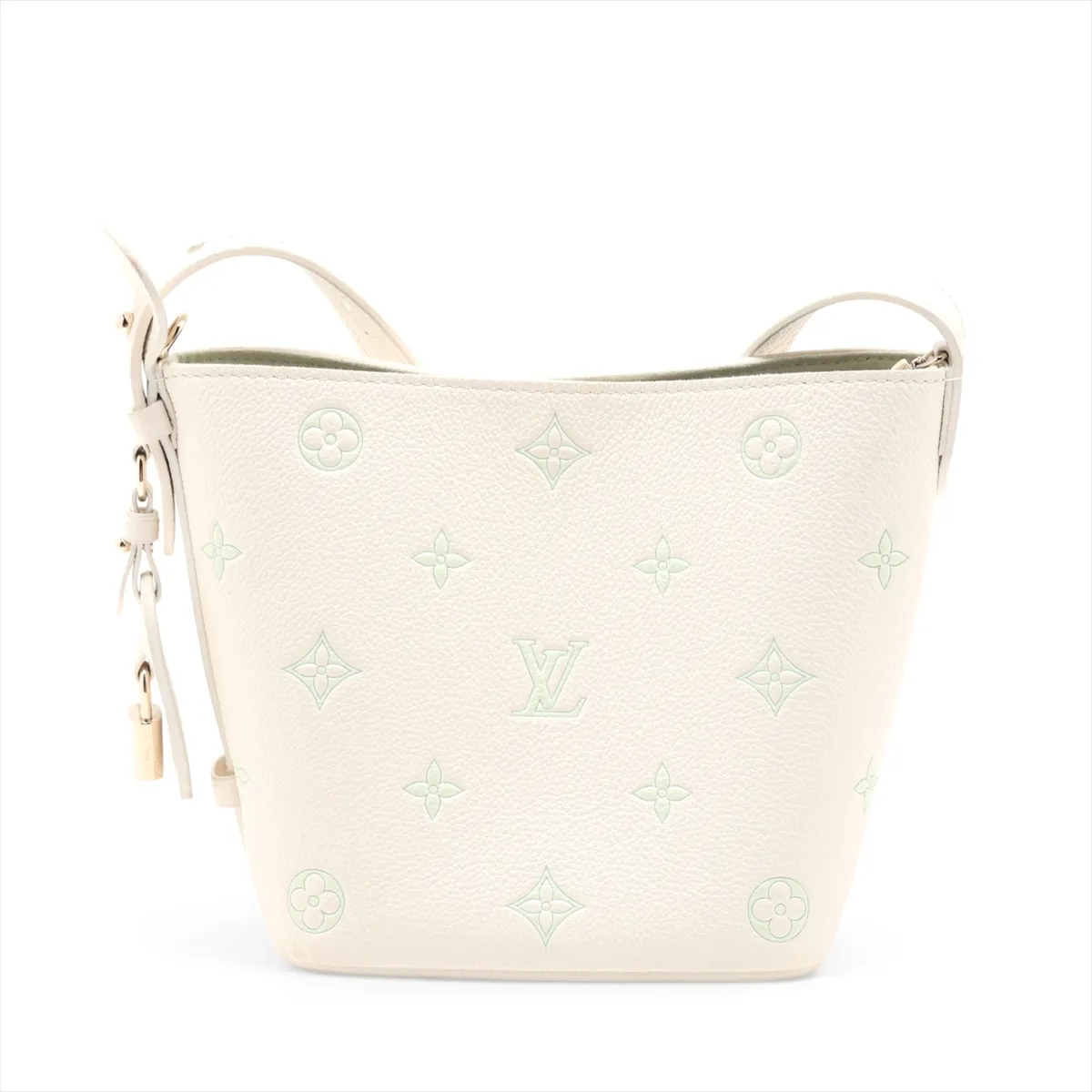 Monogram Empreinte All-in-BB M27570 White x Green (RFID detected) — view 2