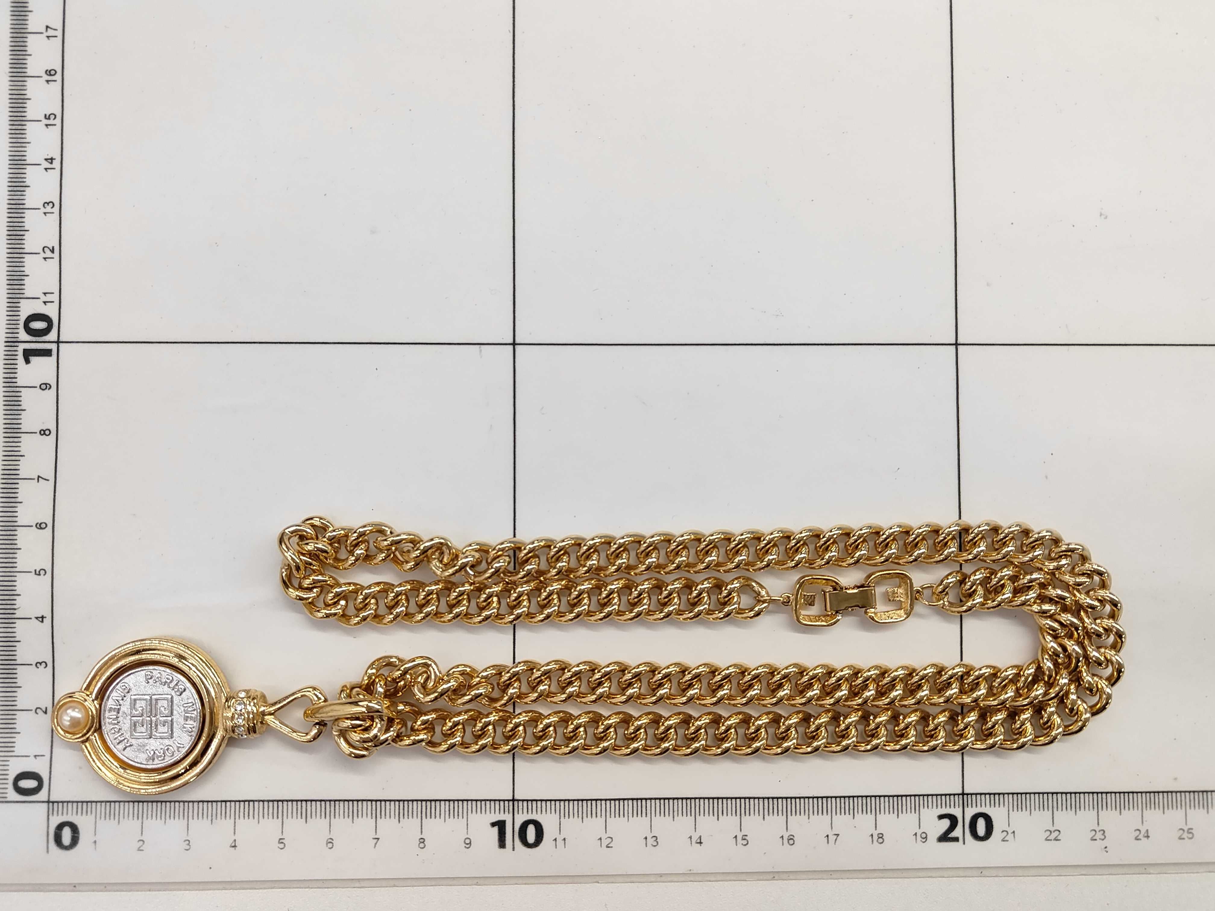 necklace, gold color. — view 7
