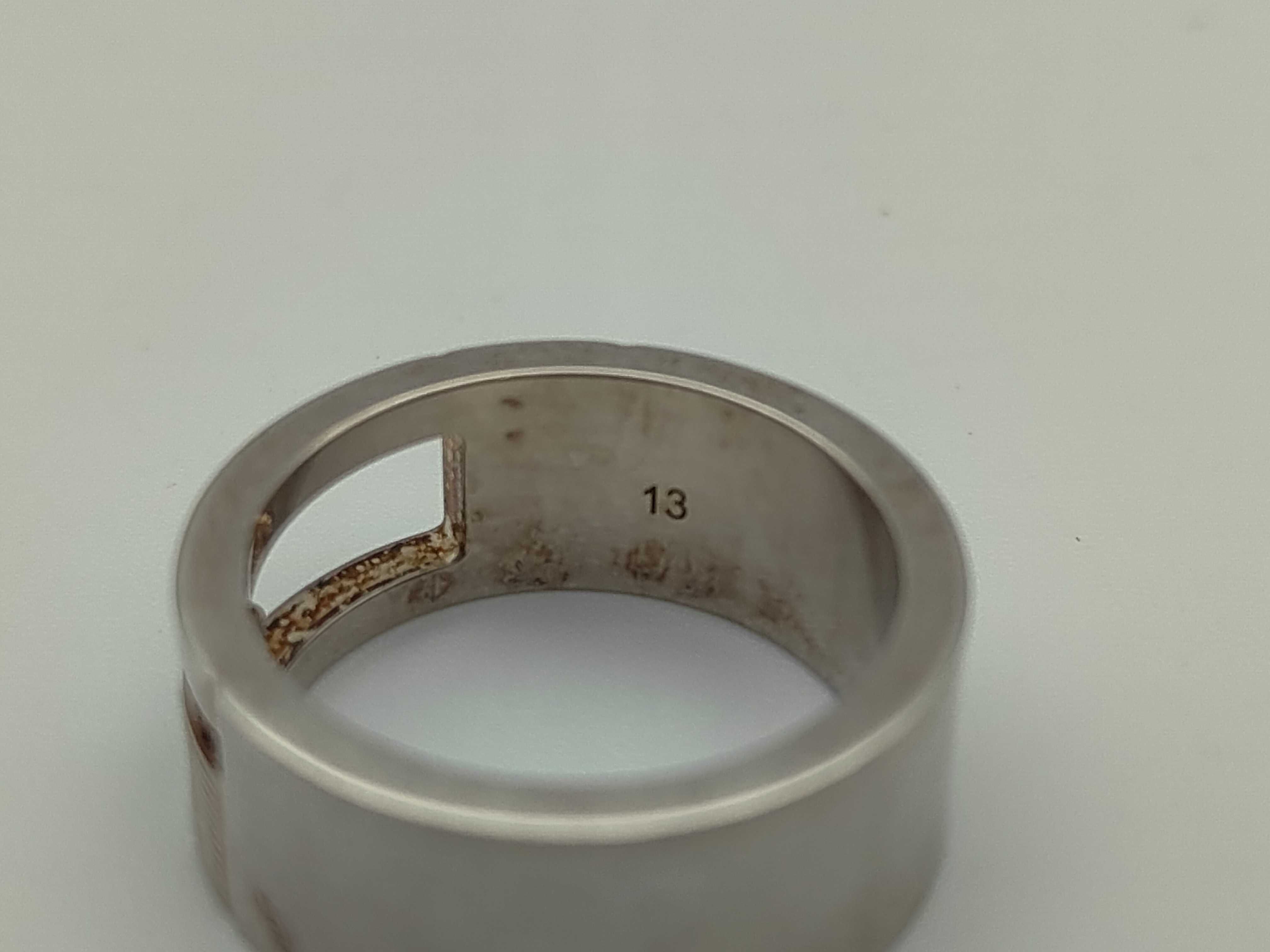 Silver Branded G Ring — view 4