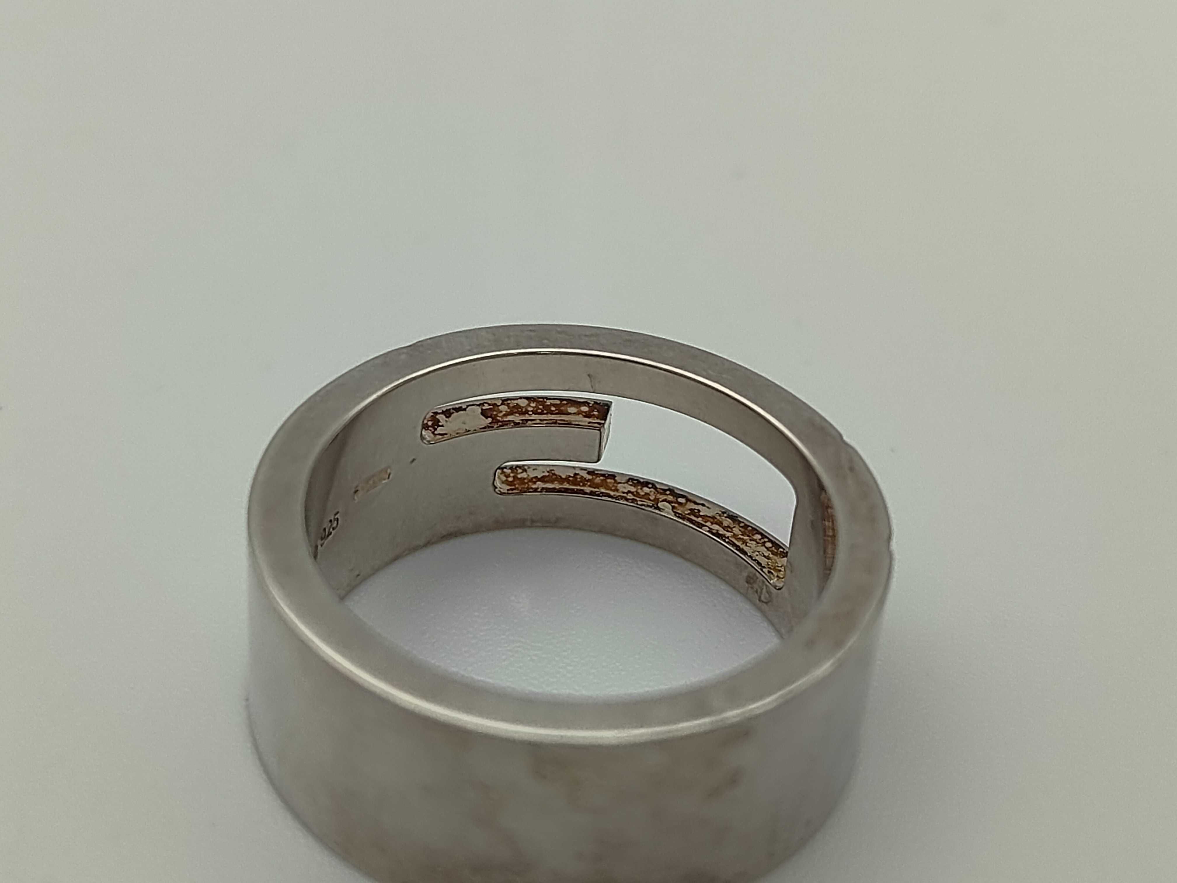 Silver Branded G Ring — view 5