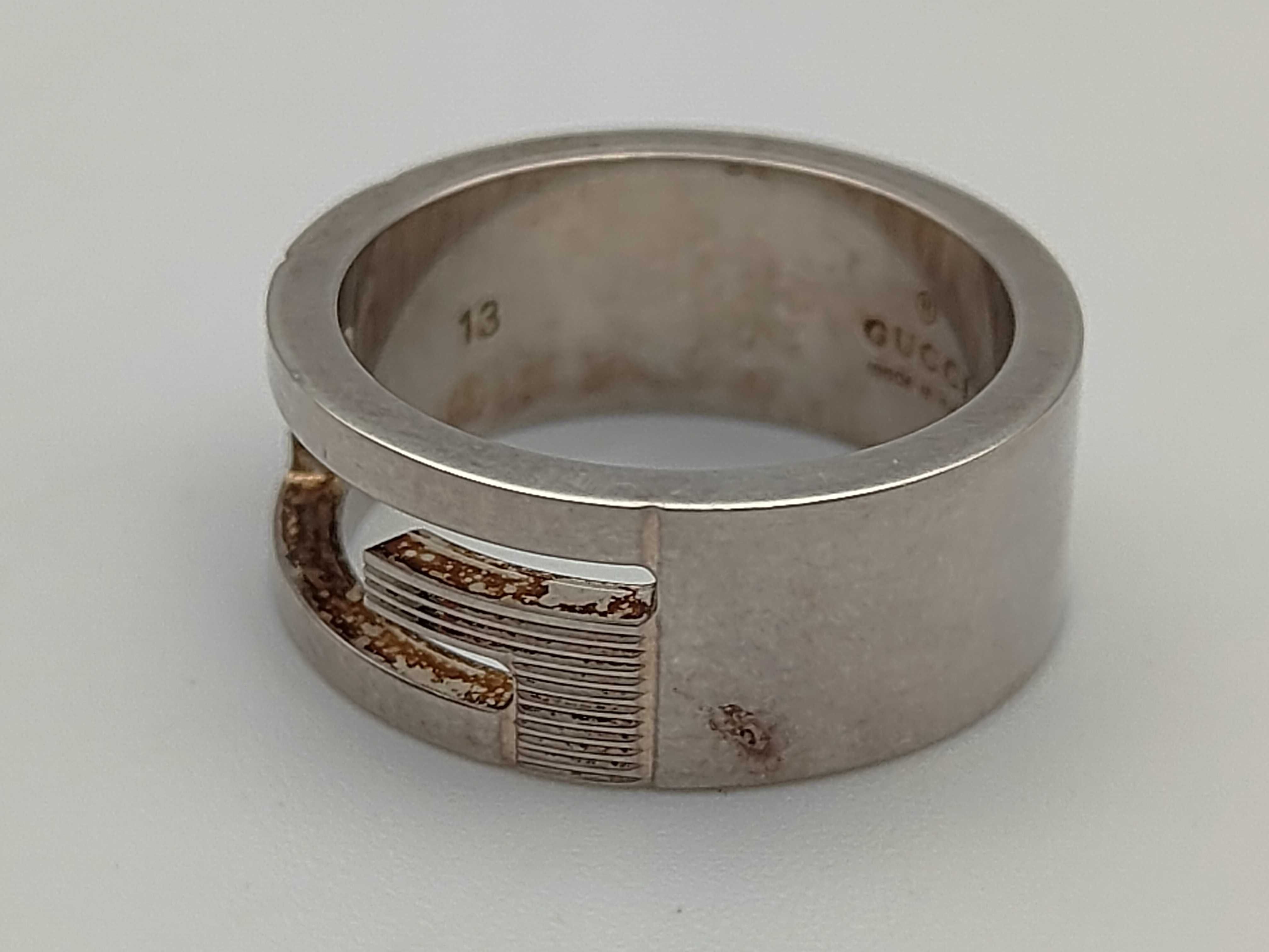 Silver Branded G Ring — view 7
